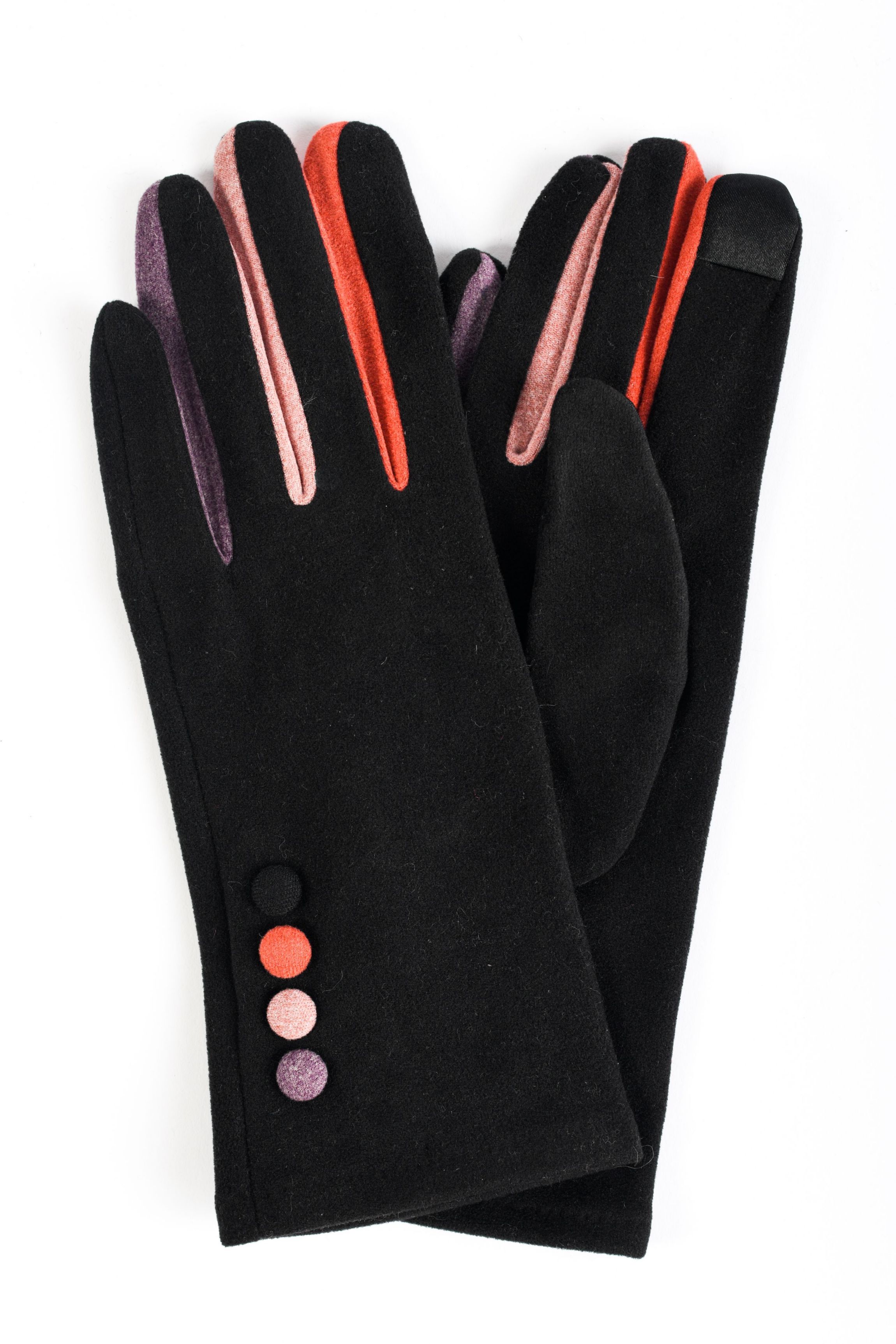 Finger Pop Color Jersey Glove