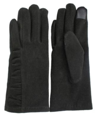 Marcus Adler Women's Rouched Jersey Glove, Black