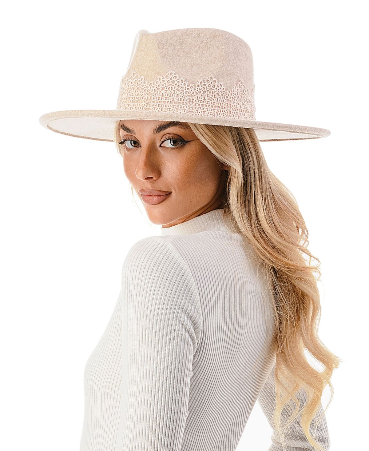 Wool Blend Panama Hat