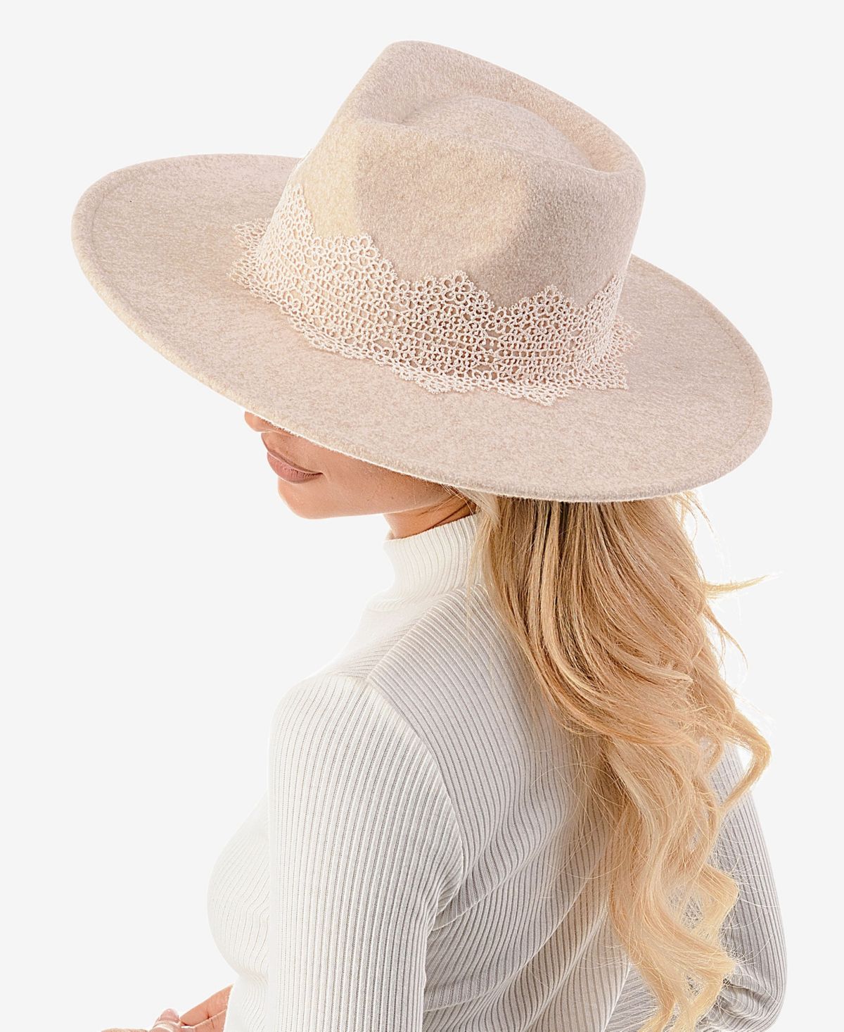 Wool Blend Panama Hat