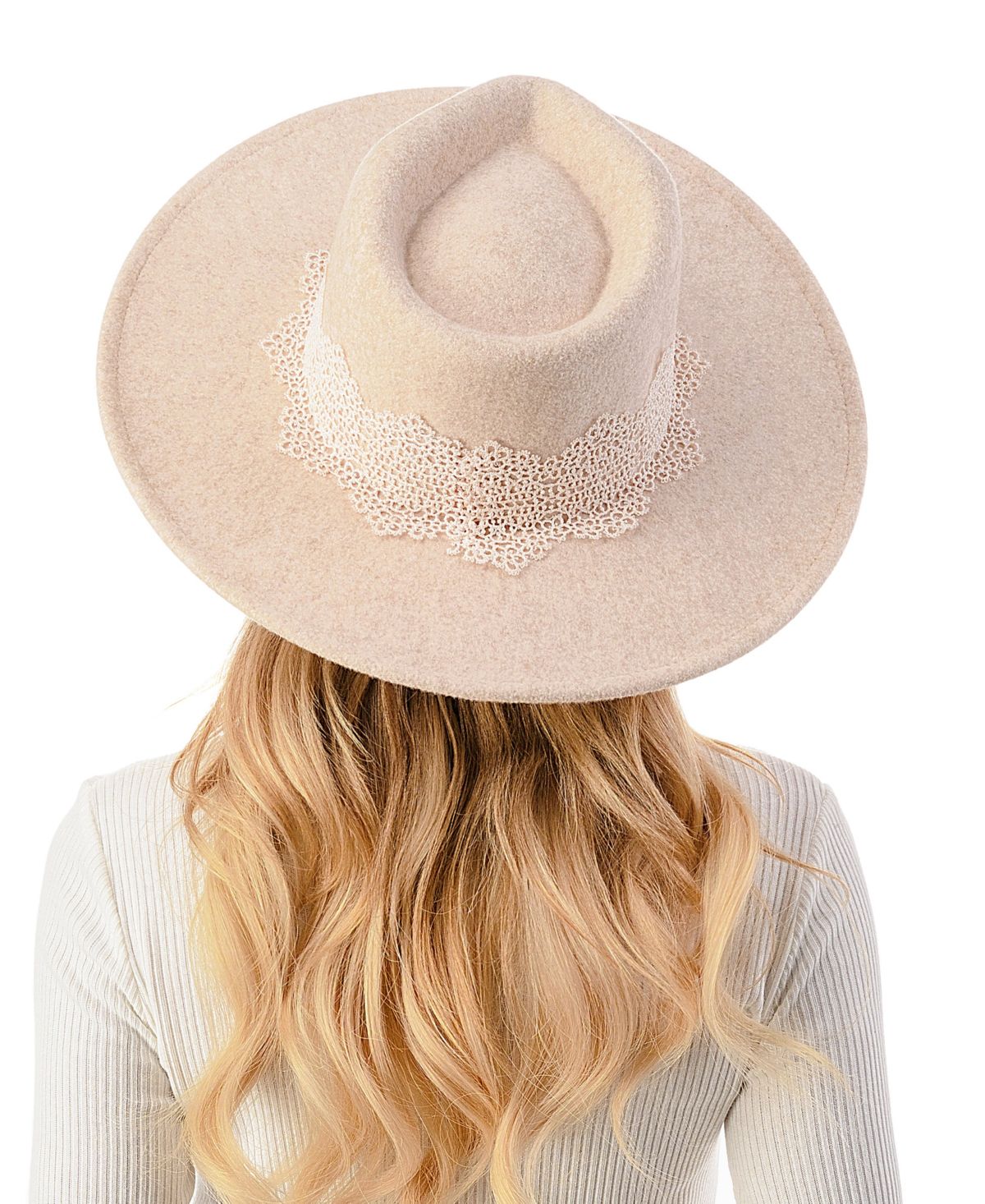Wool Blend Panama Hat