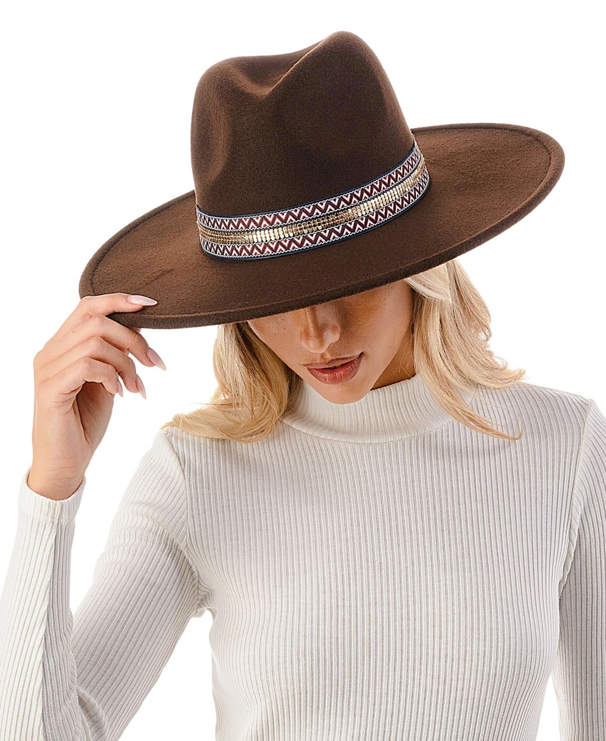 Wool Blend Panama Hat