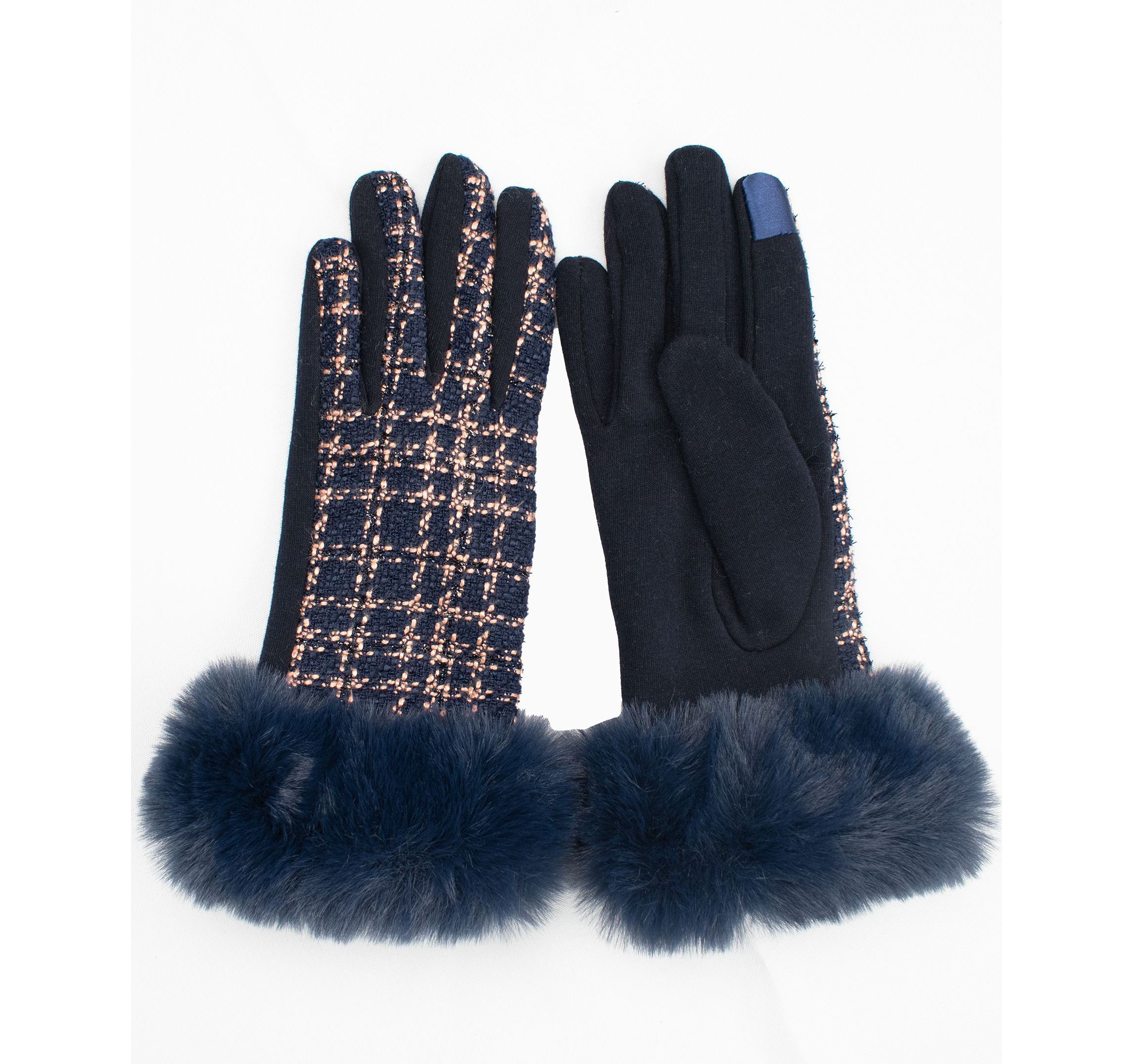 Tweed Jersey Glove