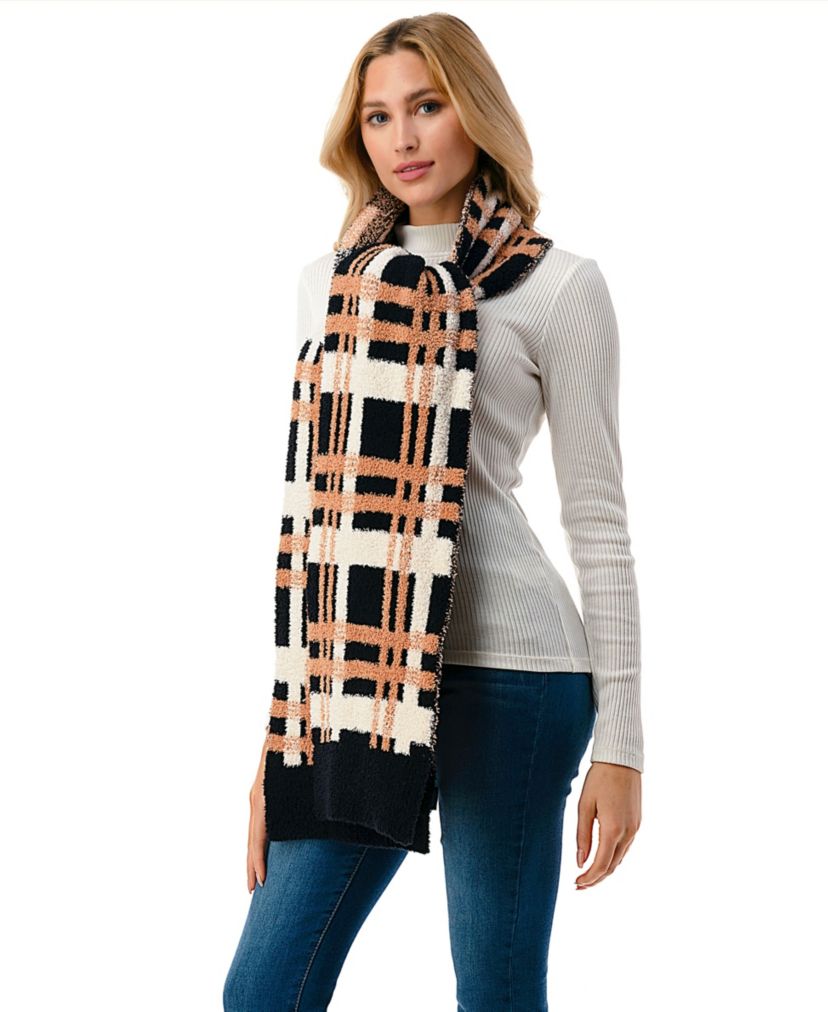 Cozy Plaid Scarf