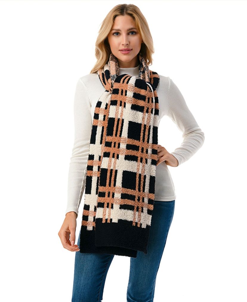 Cozy Plaid Scarf