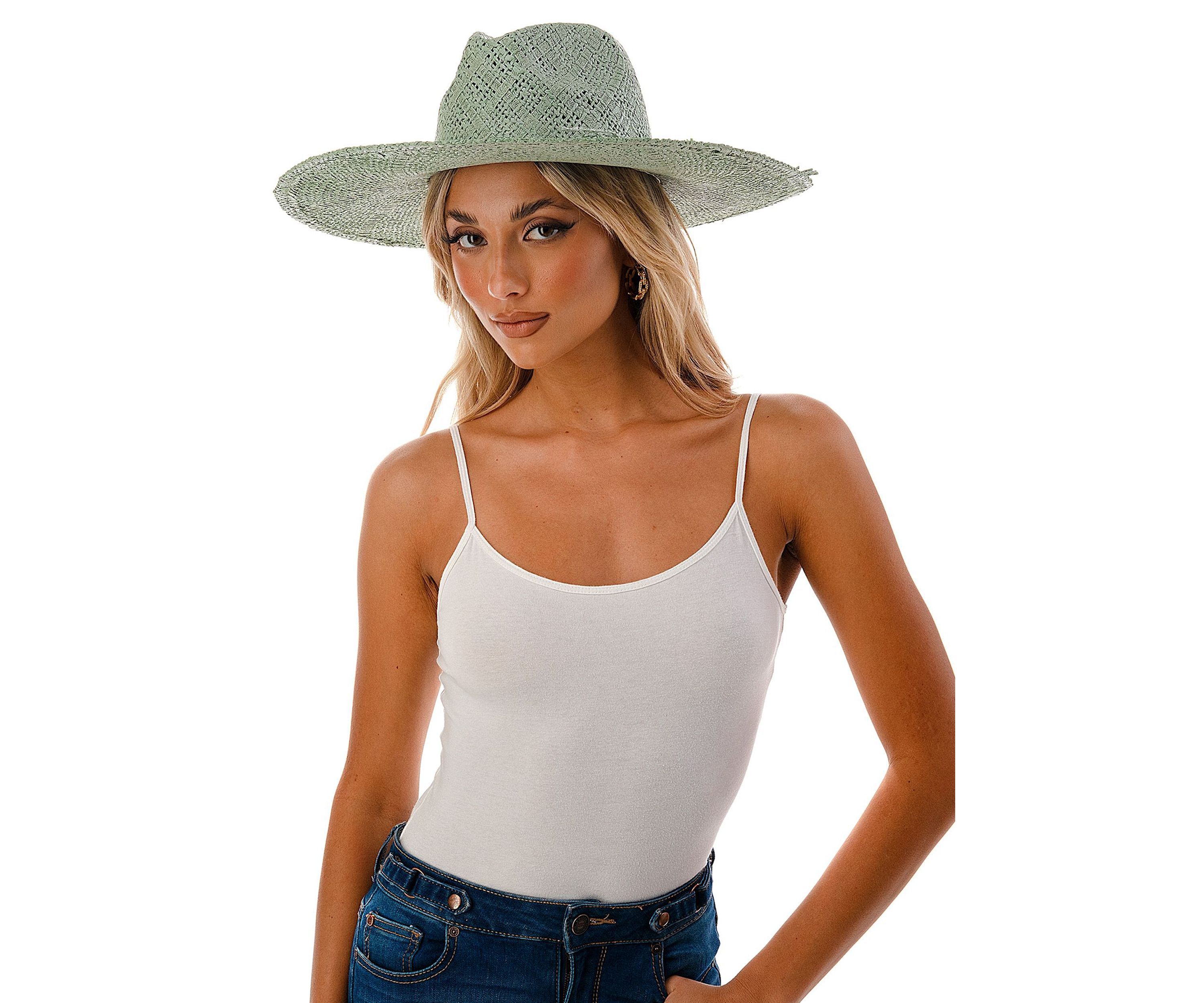 Wide Brim Straw Hat