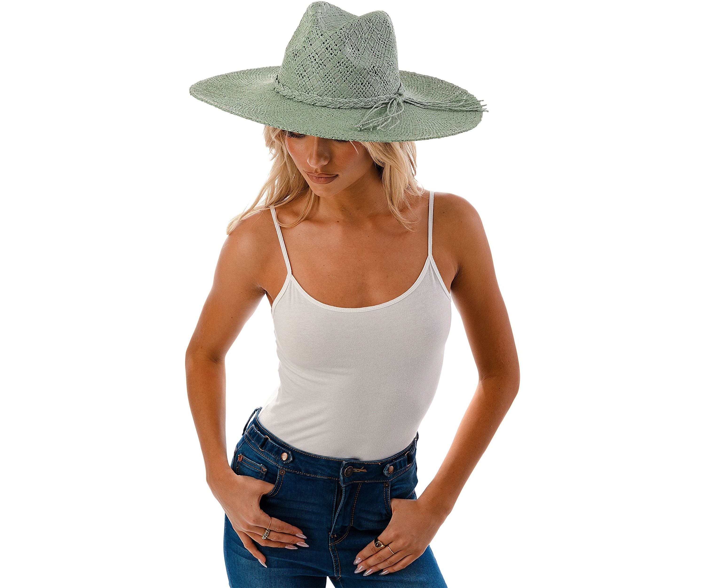 Wide Brim Straw Hat