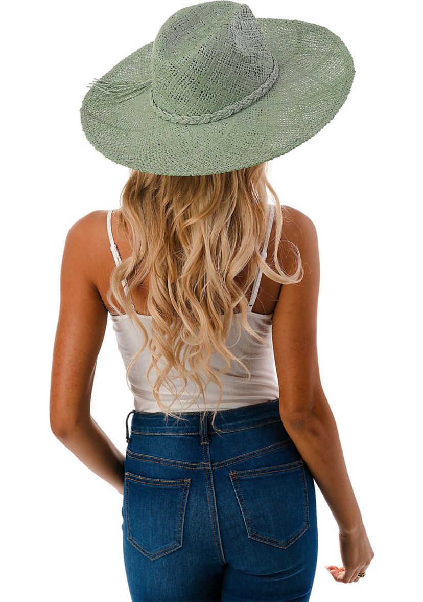 Wide Brim Straw Hat