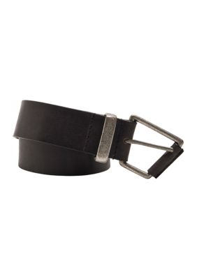 Free People Women's Getty Leather Belt, Black, XS/S