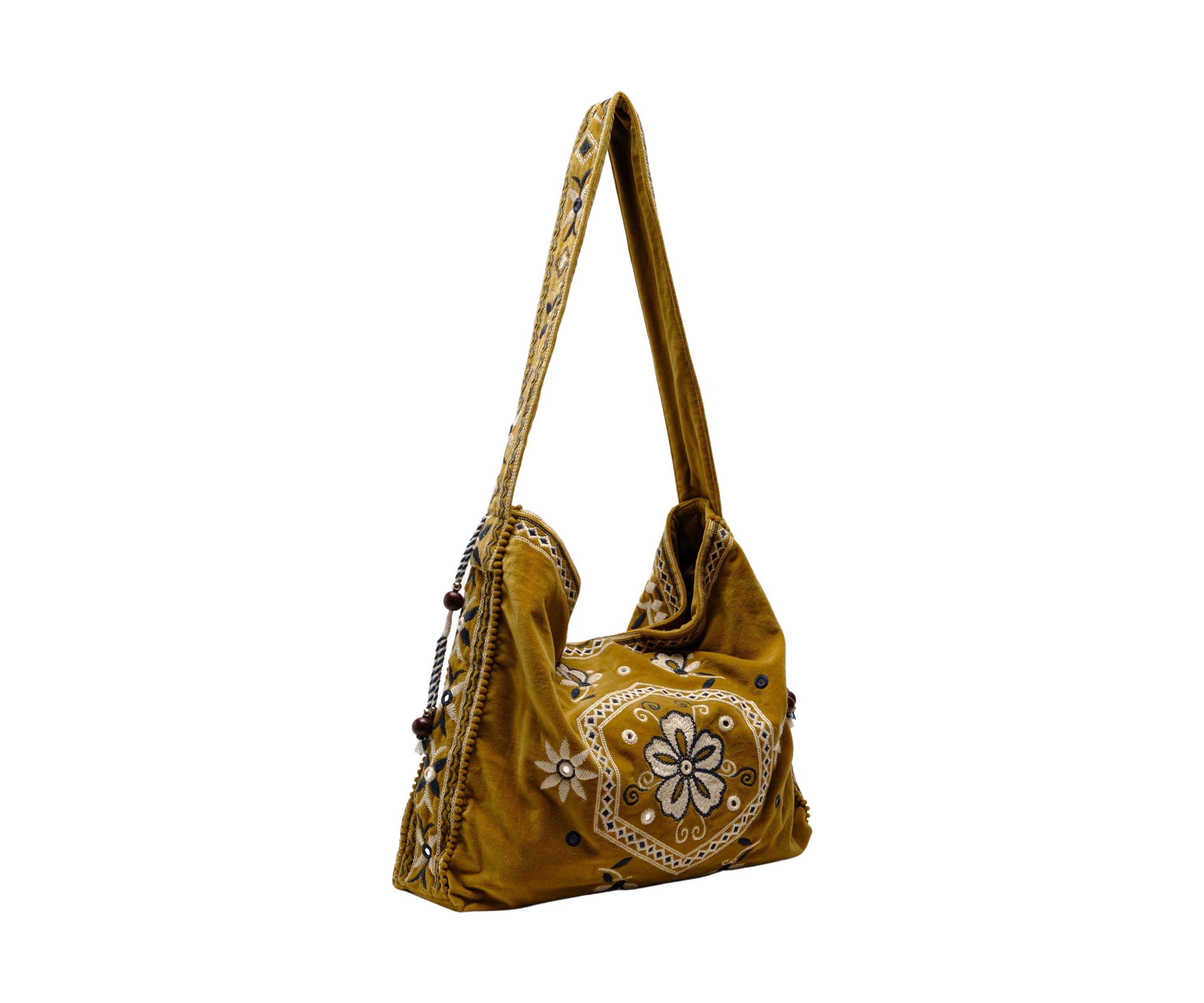 Vic Velvet Slouchy Bag