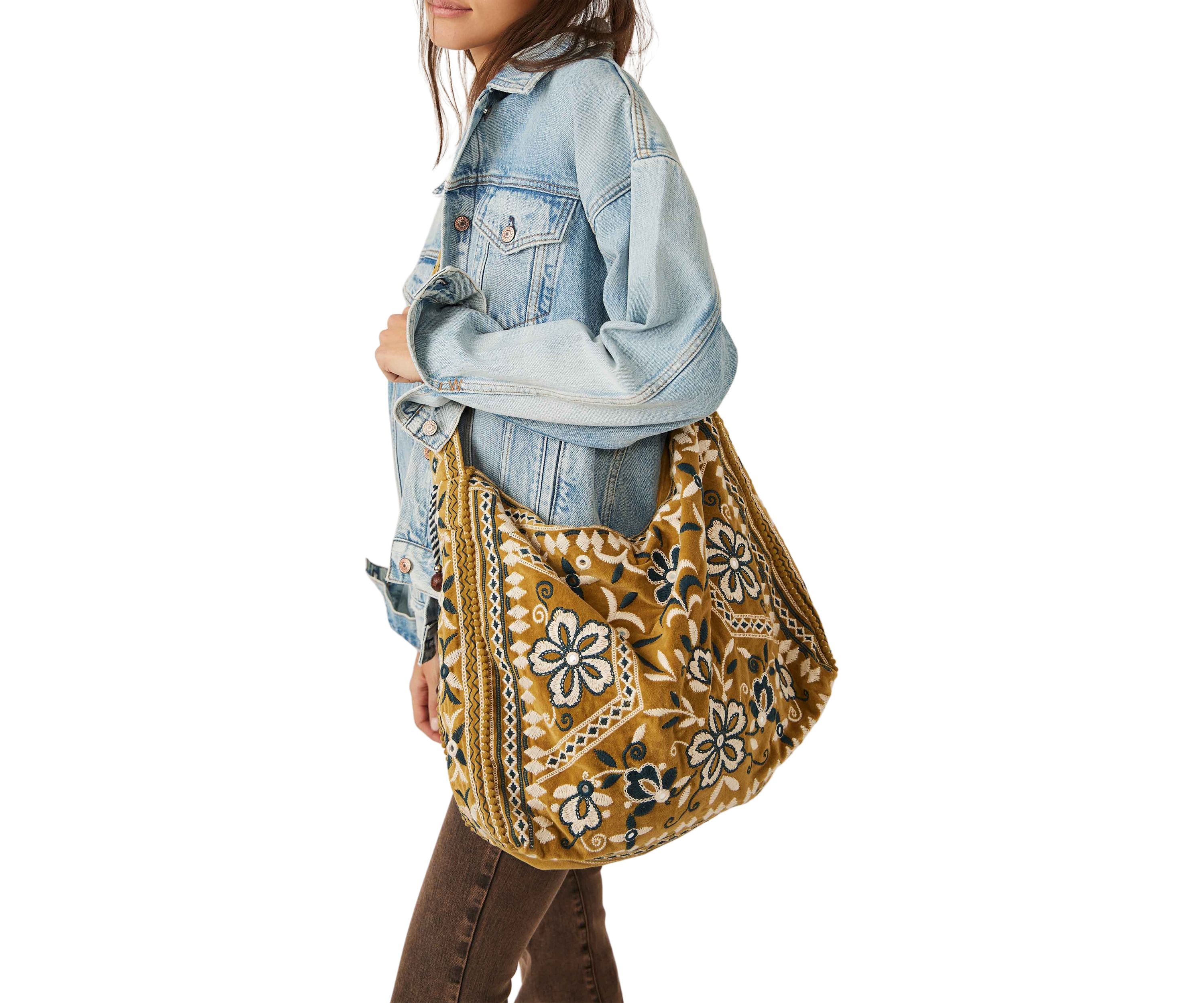 Vic Velvet Slouchy Bag