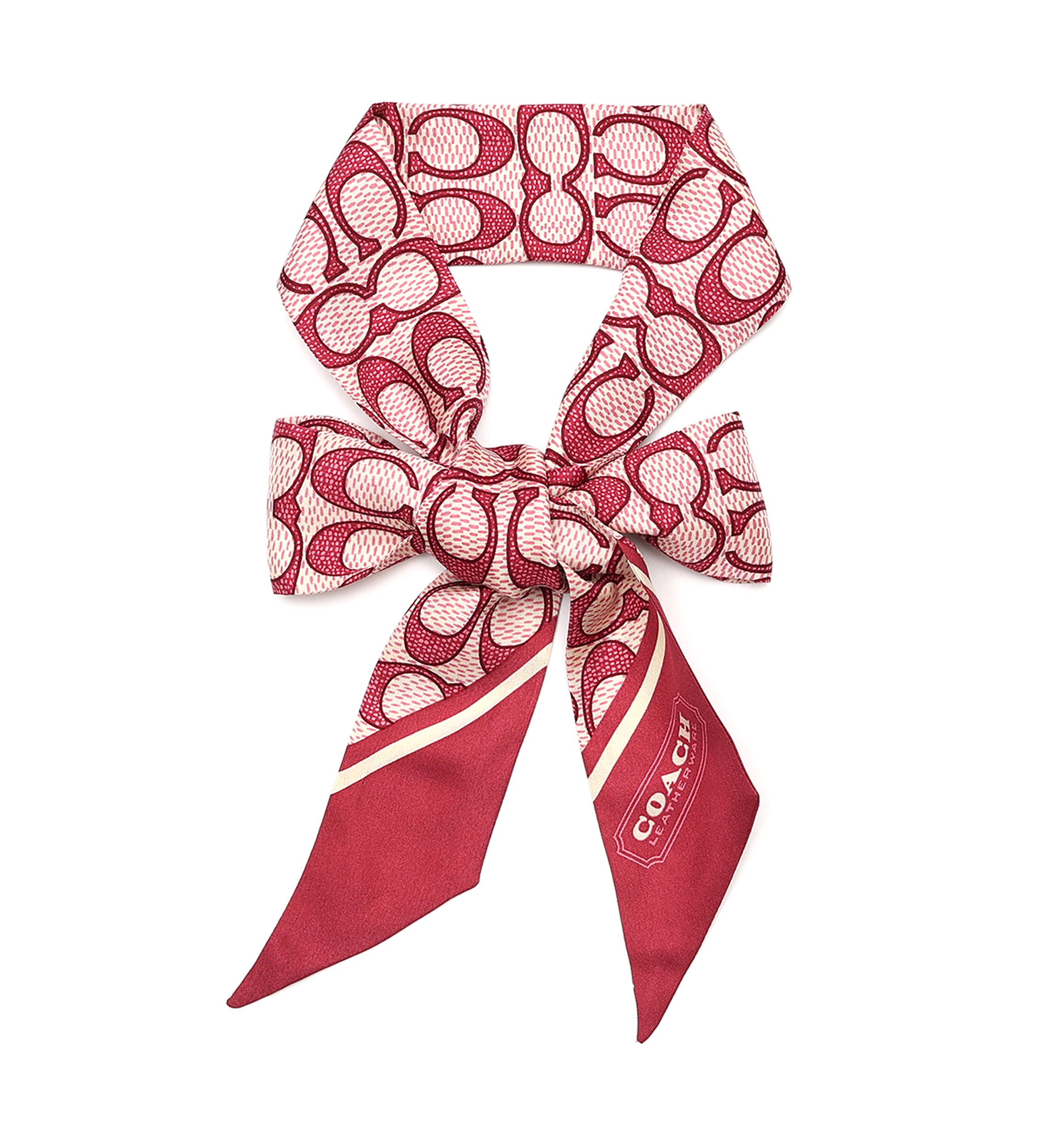 Vintage Signature C Printed Silky Scarf