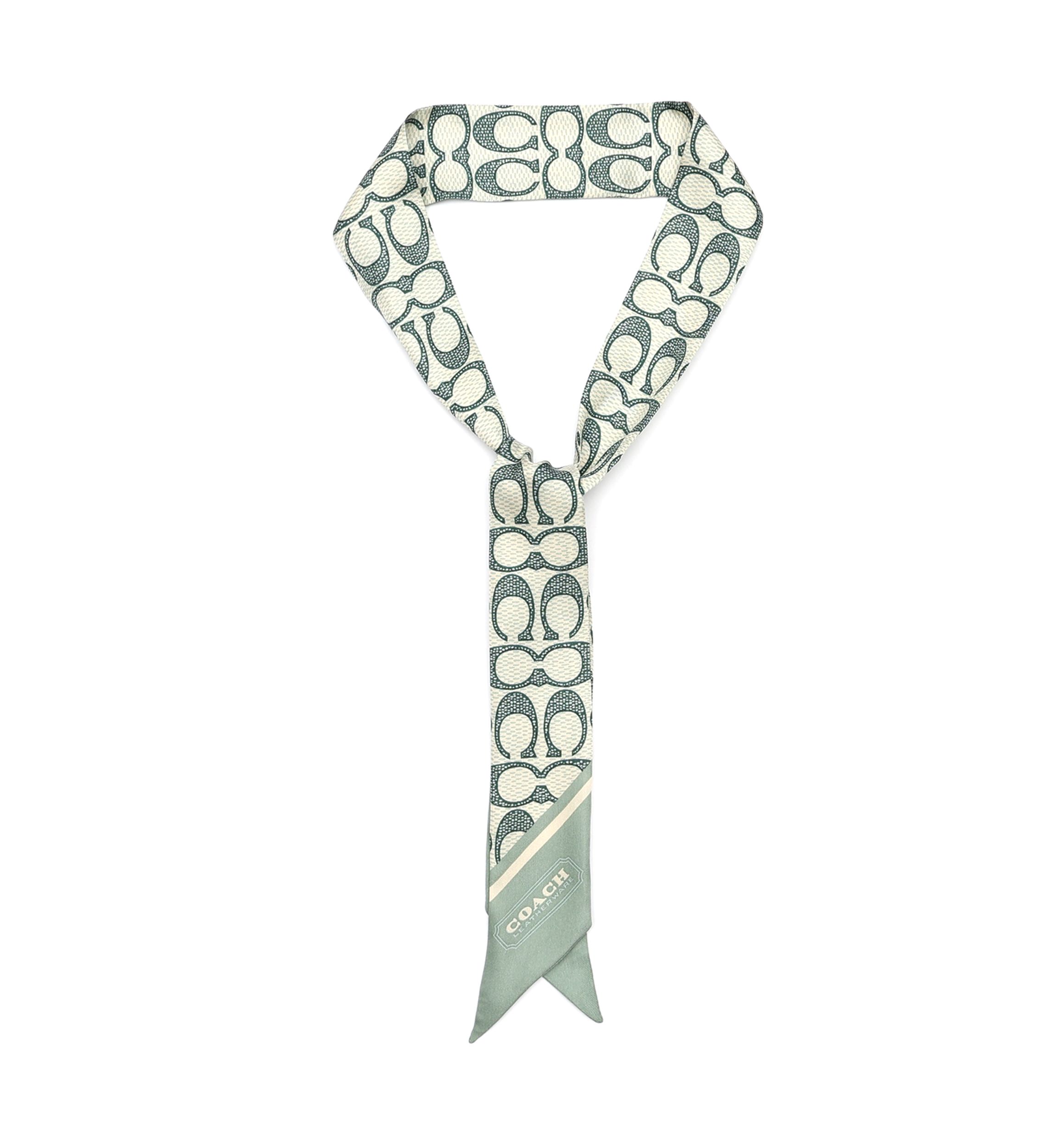 Vintage Signature C Printed Silky Scarf