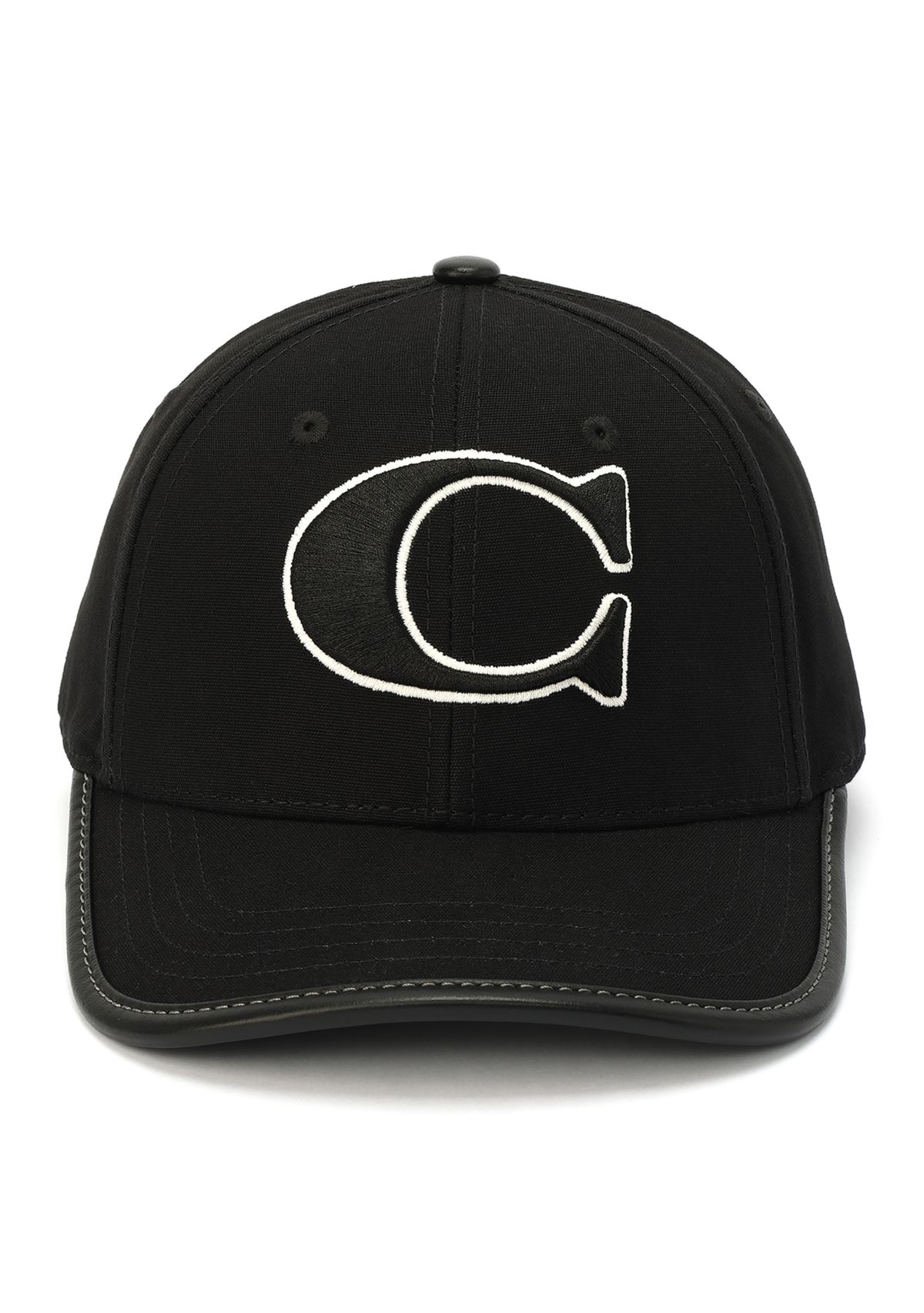 C Cotton Canvas Baseball Hat