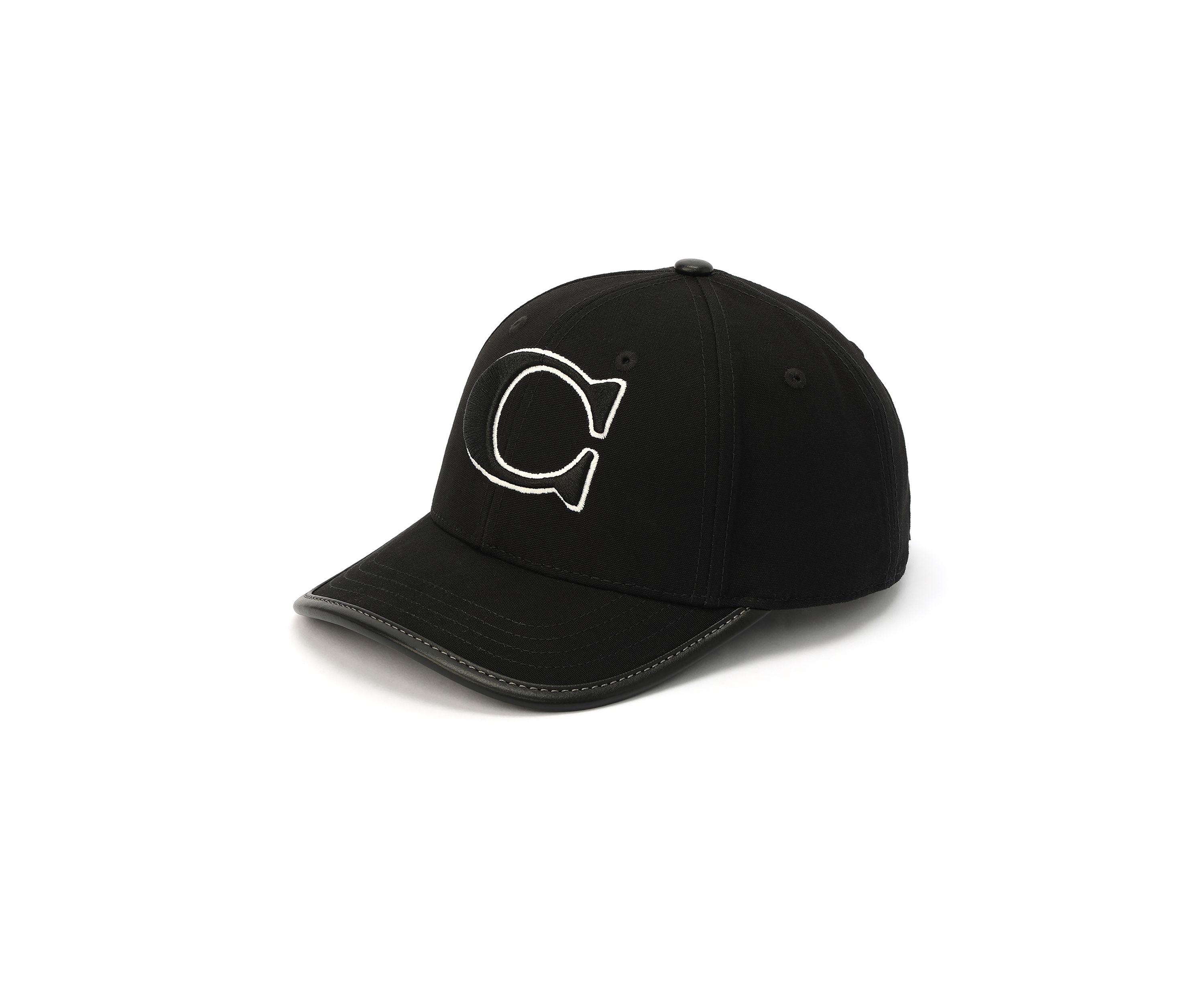 C Cotton Canvas Baseball Hat