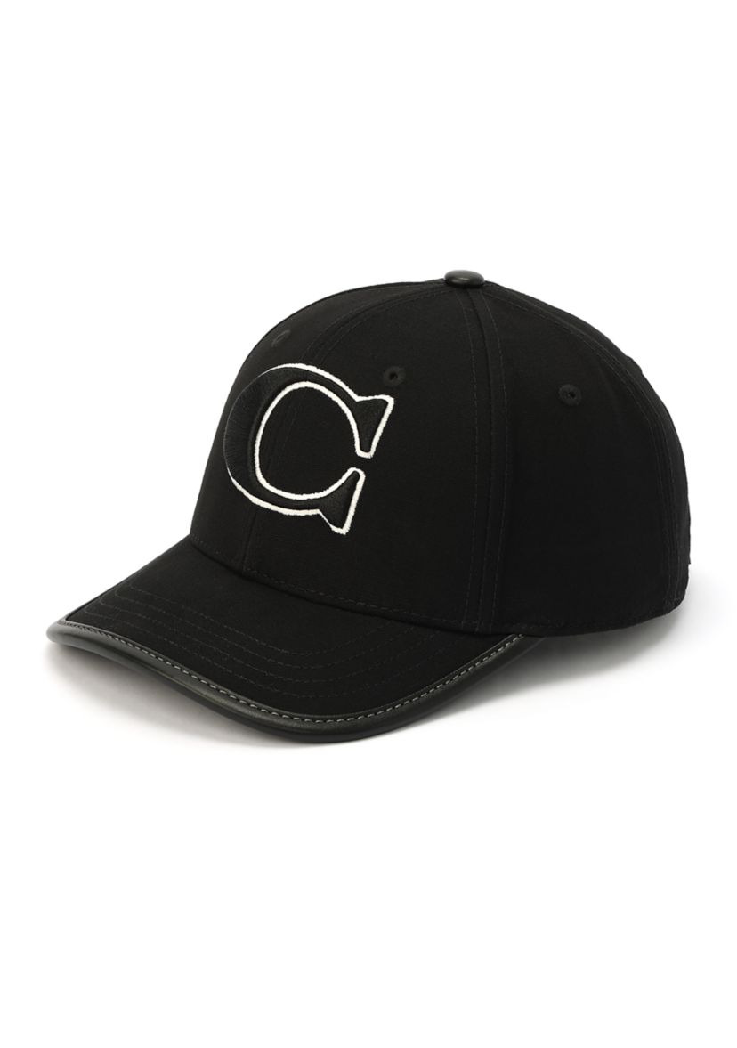 C Cotton Canvas Baseball Hat