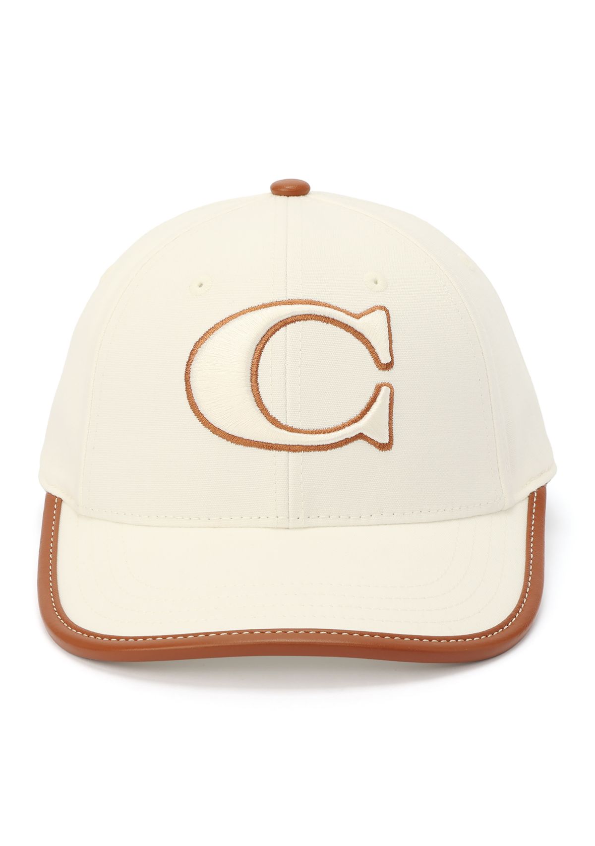 C Cotton Canvas Baseball Hat
