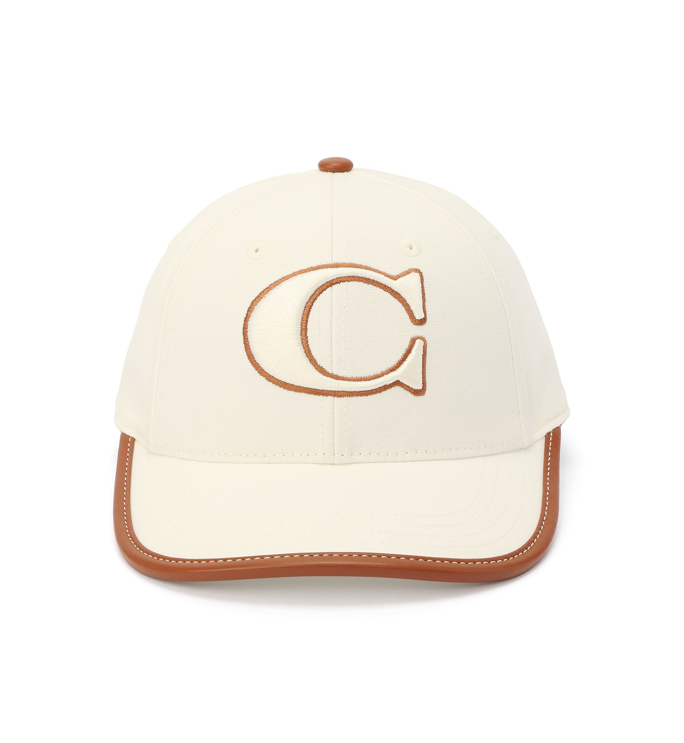 C Cotton Canvas Baseball Hat