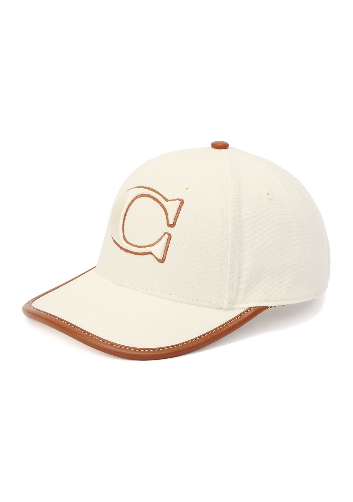 C Cotton Canvas Baseball Hat