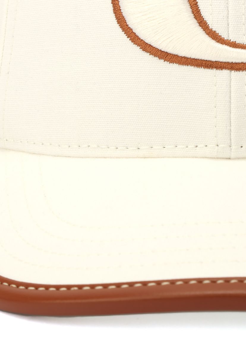 C Cotton Canvas Baseball Hat