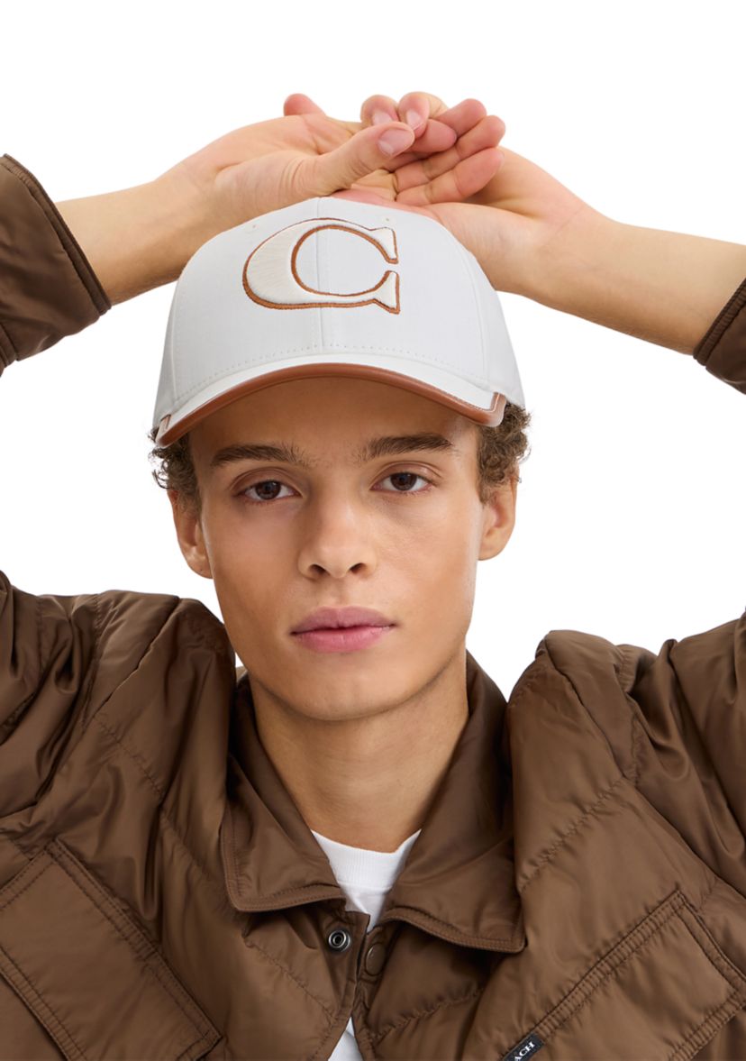 C Cotton Canvas Baseball Hat