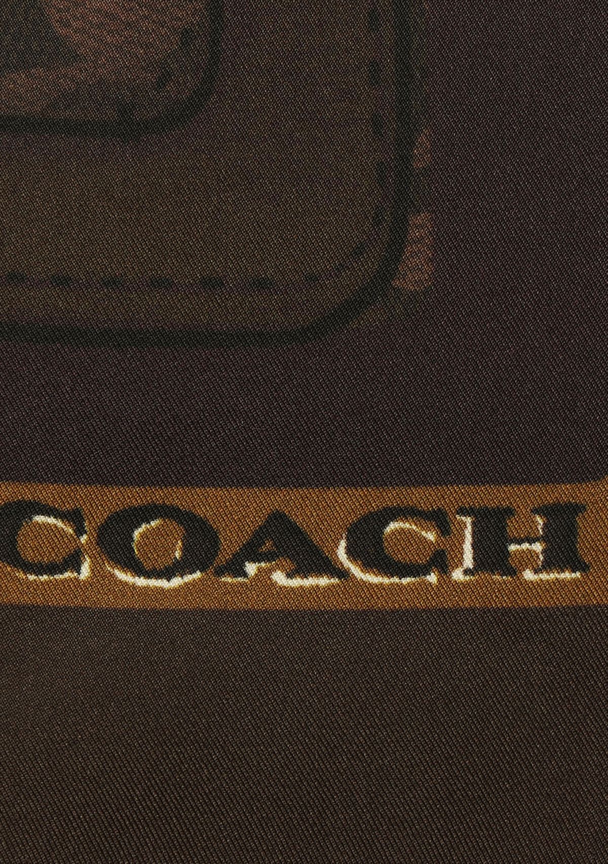 STACKED TABBY PRINTED SILK SQUARE