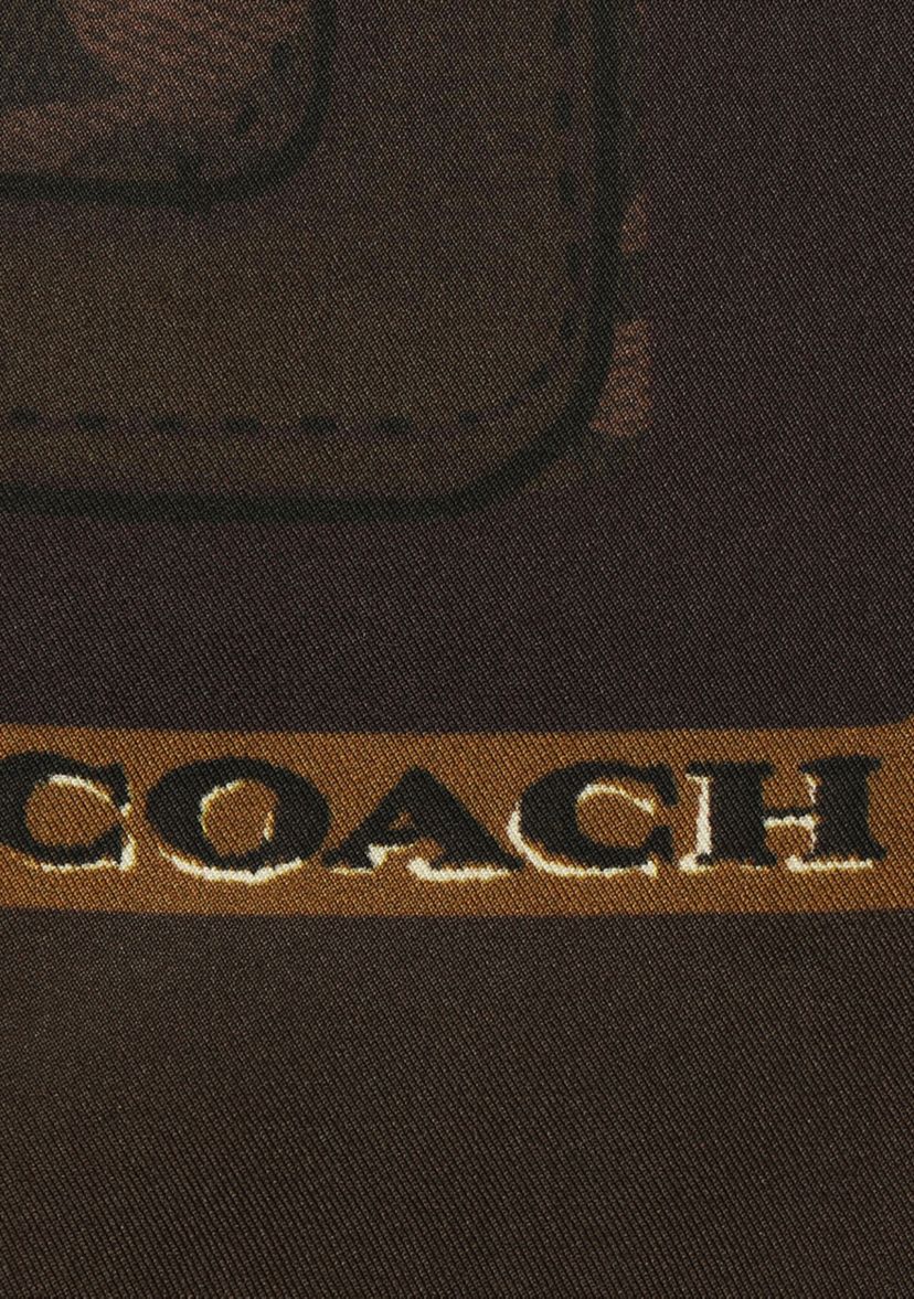 STACKED TABBY PRINTED SILK SQUARE