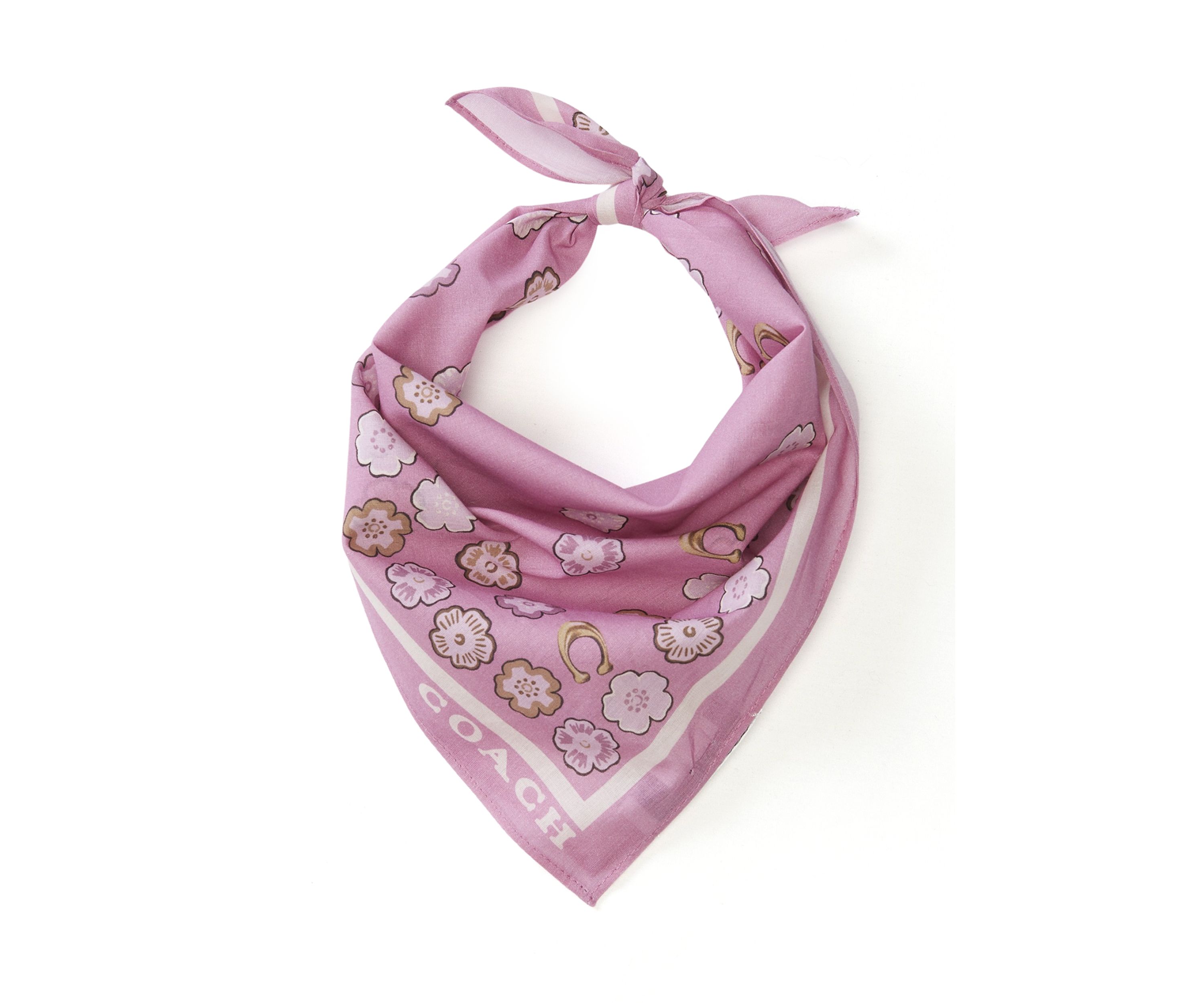 Waterfall Tea Rose Printed Handkerchief