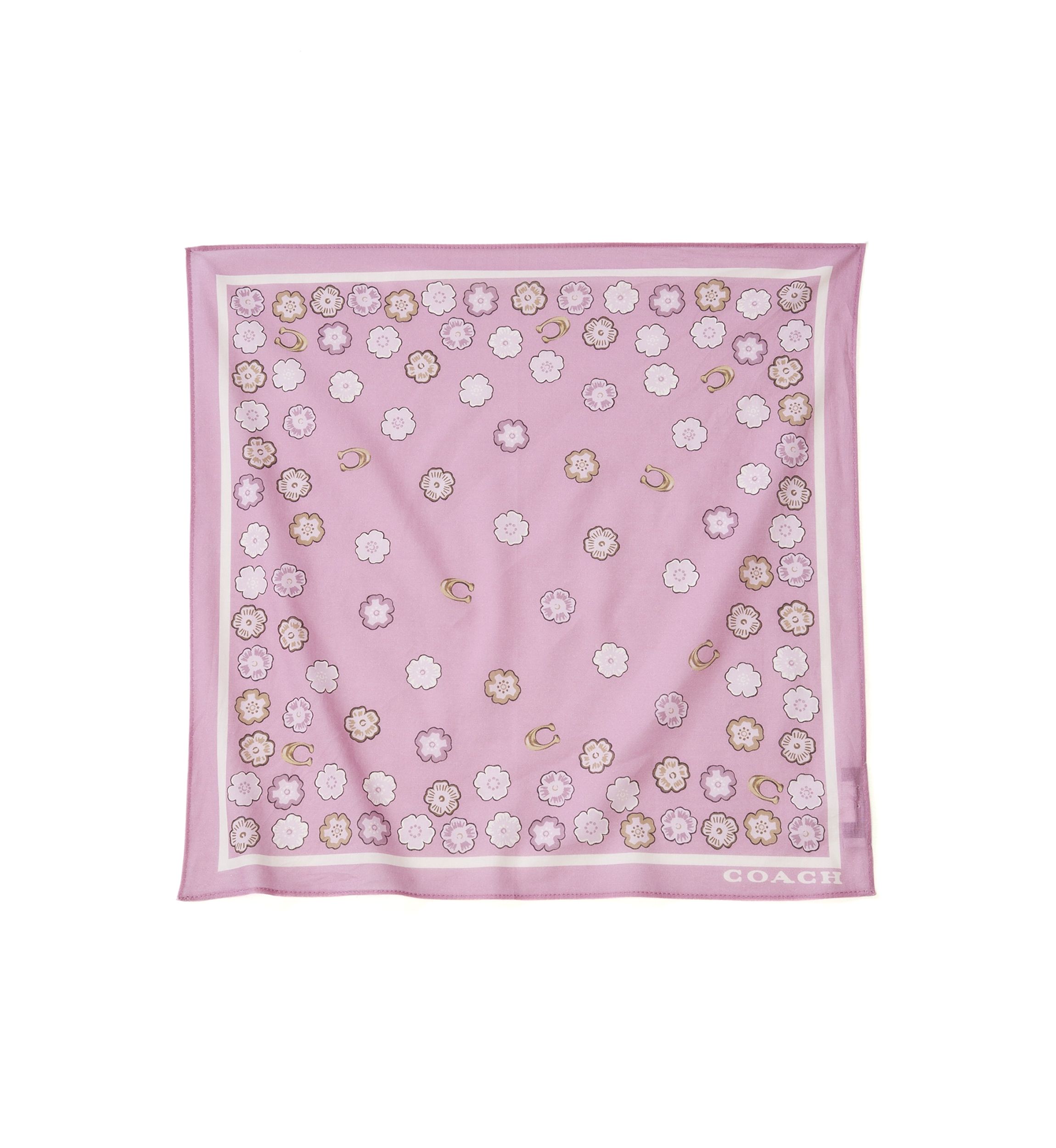 Waterfall Tea Rose Printed Handkerchief