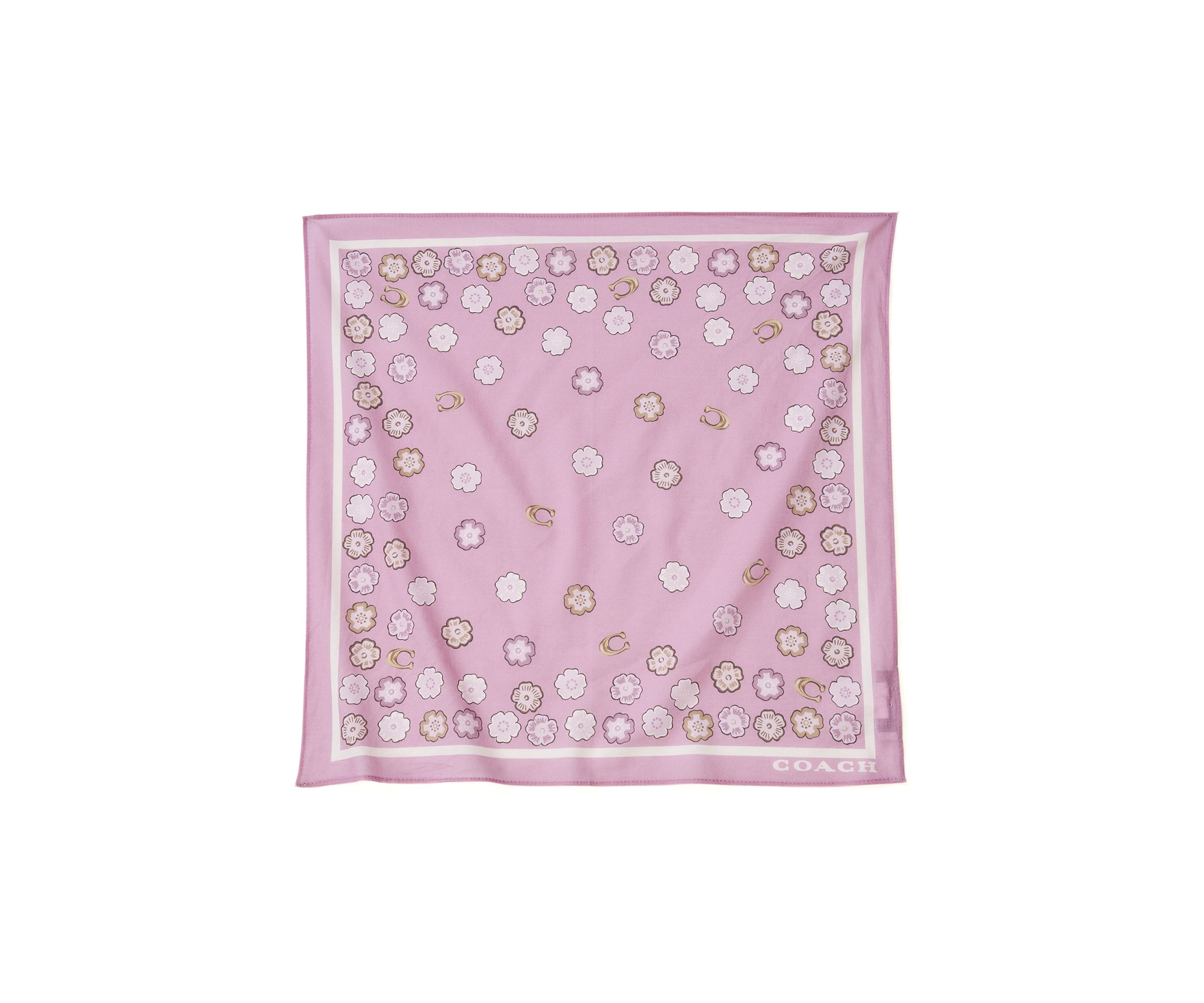 Waterfall Tea Rose Printed Handkerchief