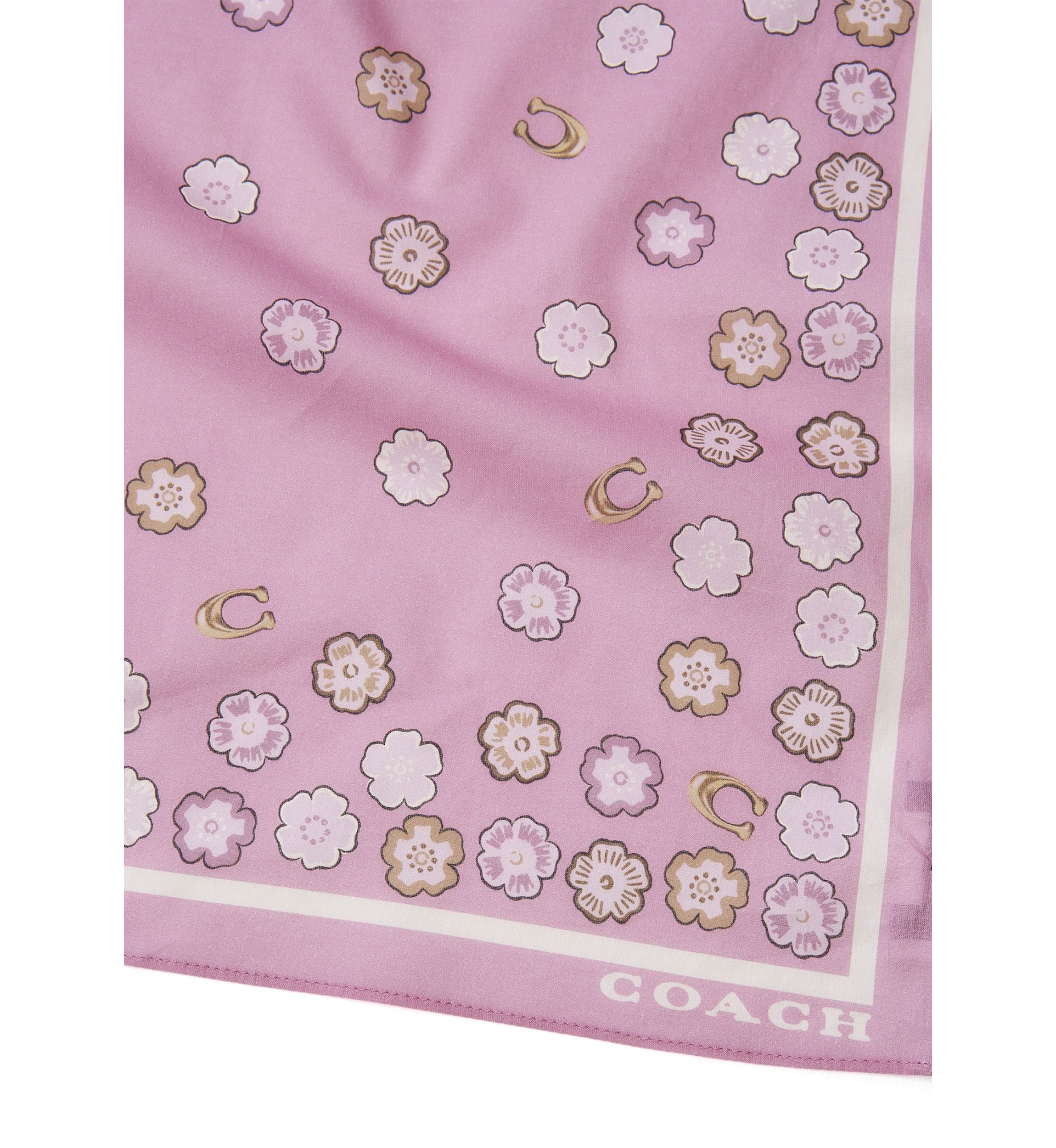 Waterfall Tea Rose Printed Handkerchief