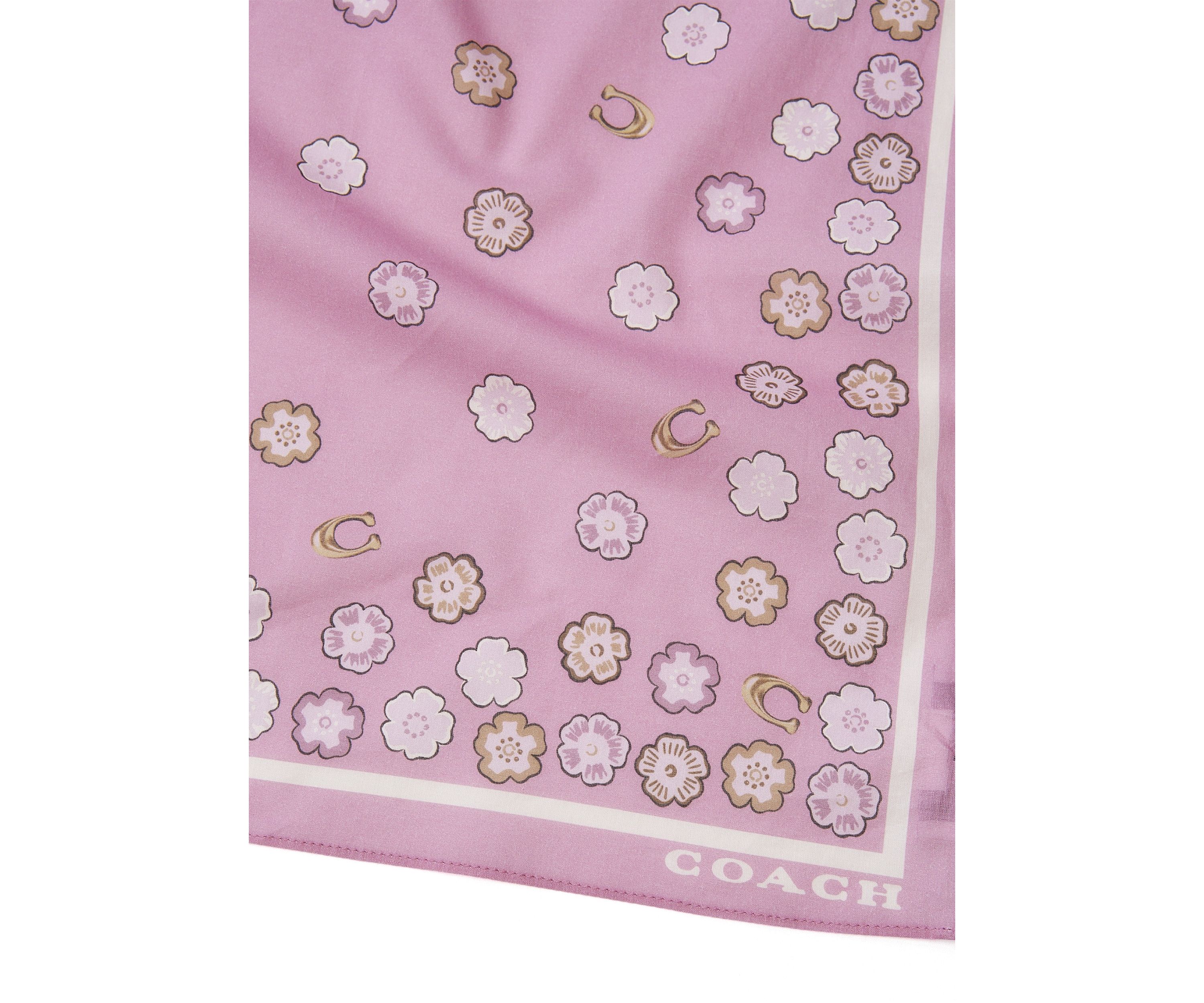 Waterfall Tea Rose Printed Handkerchief