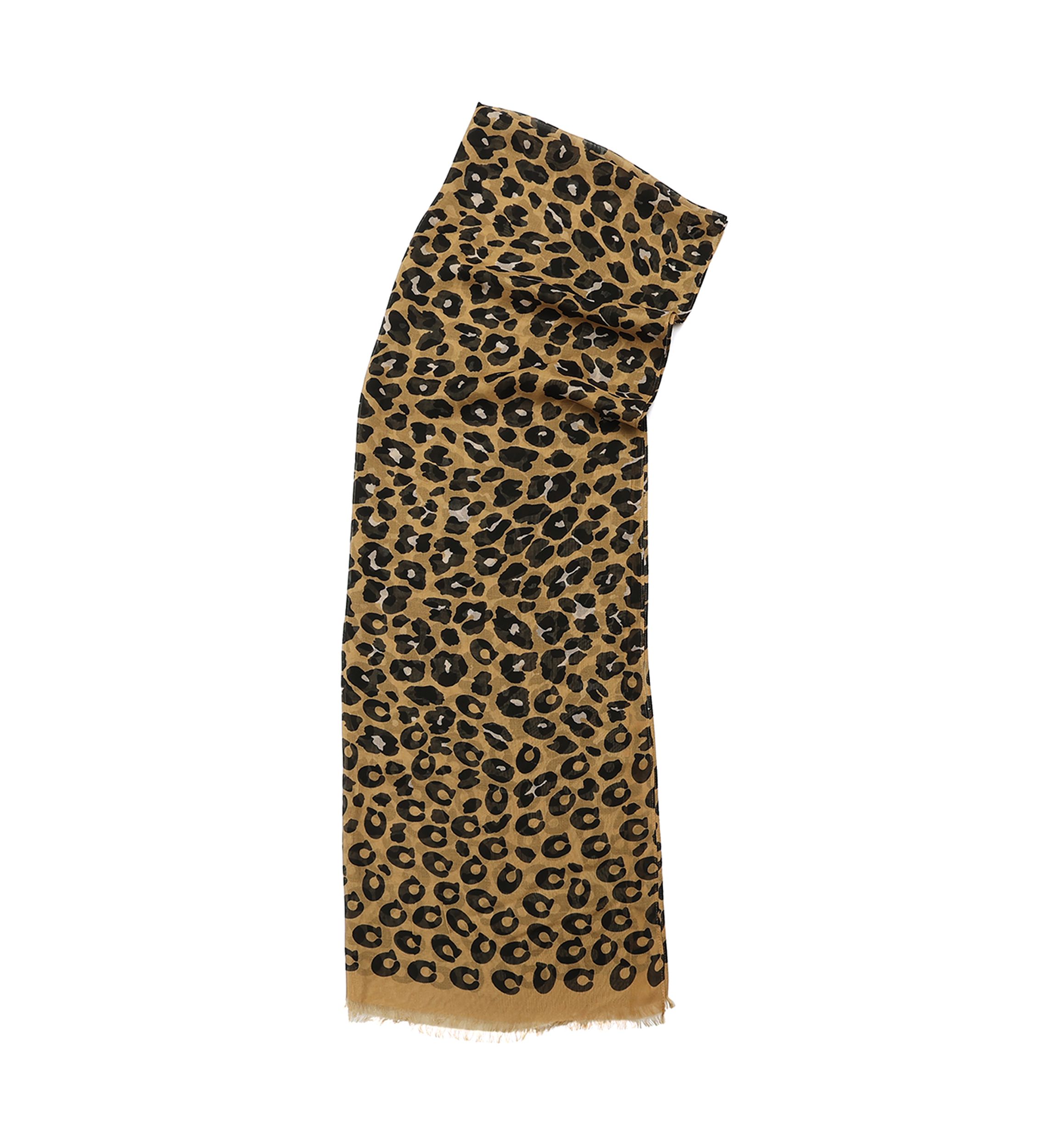 Leopard Printed Oblong Scarf
