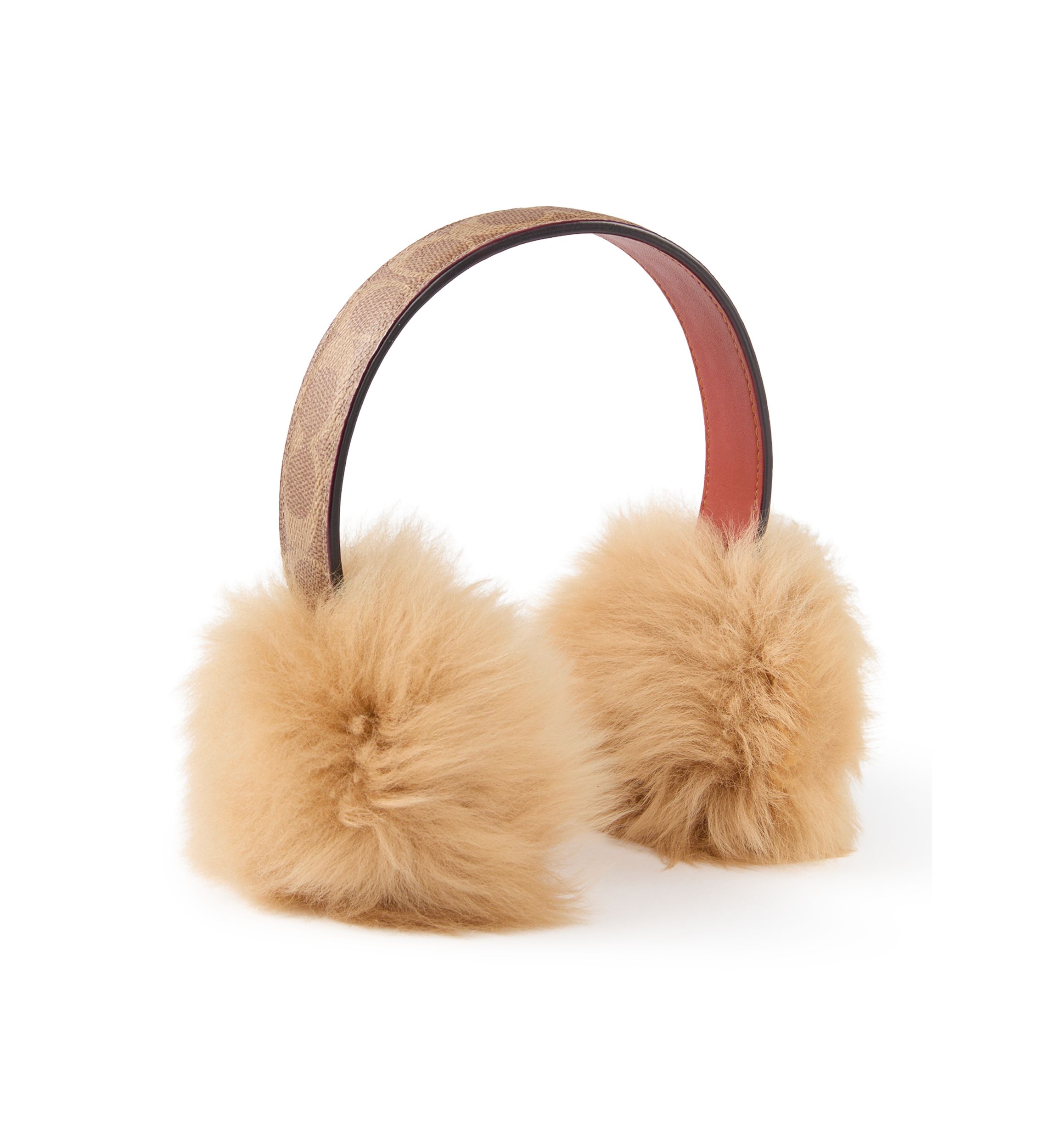 COACH SHEARLING  EARMUFFS:NWT  OFF WHITE  CCL09 Coach Shearling Earmuffs New | Mercari main image 2