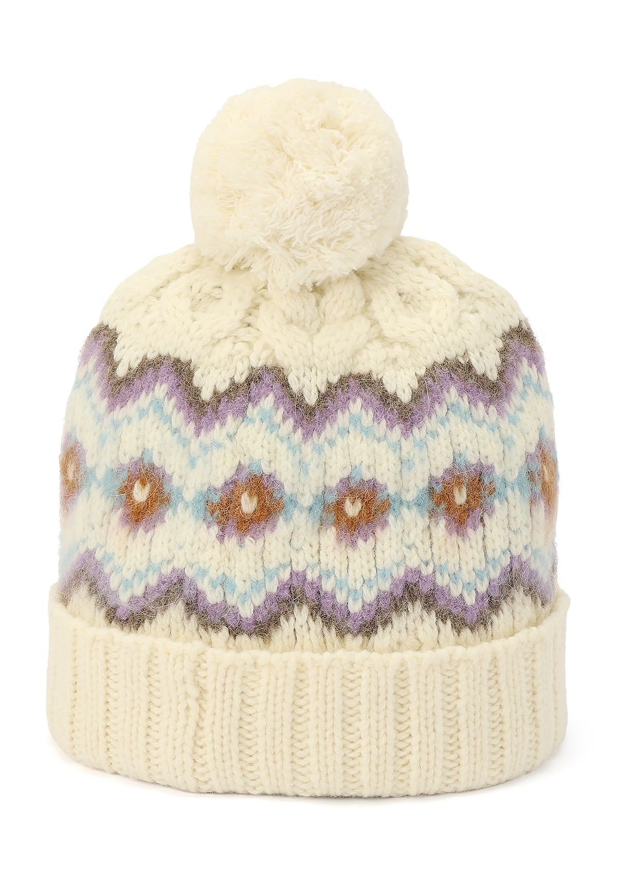Fair Isle Knit Beanie