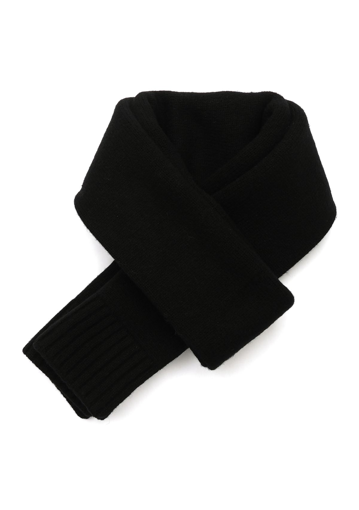 Embossed Knit Muffler 