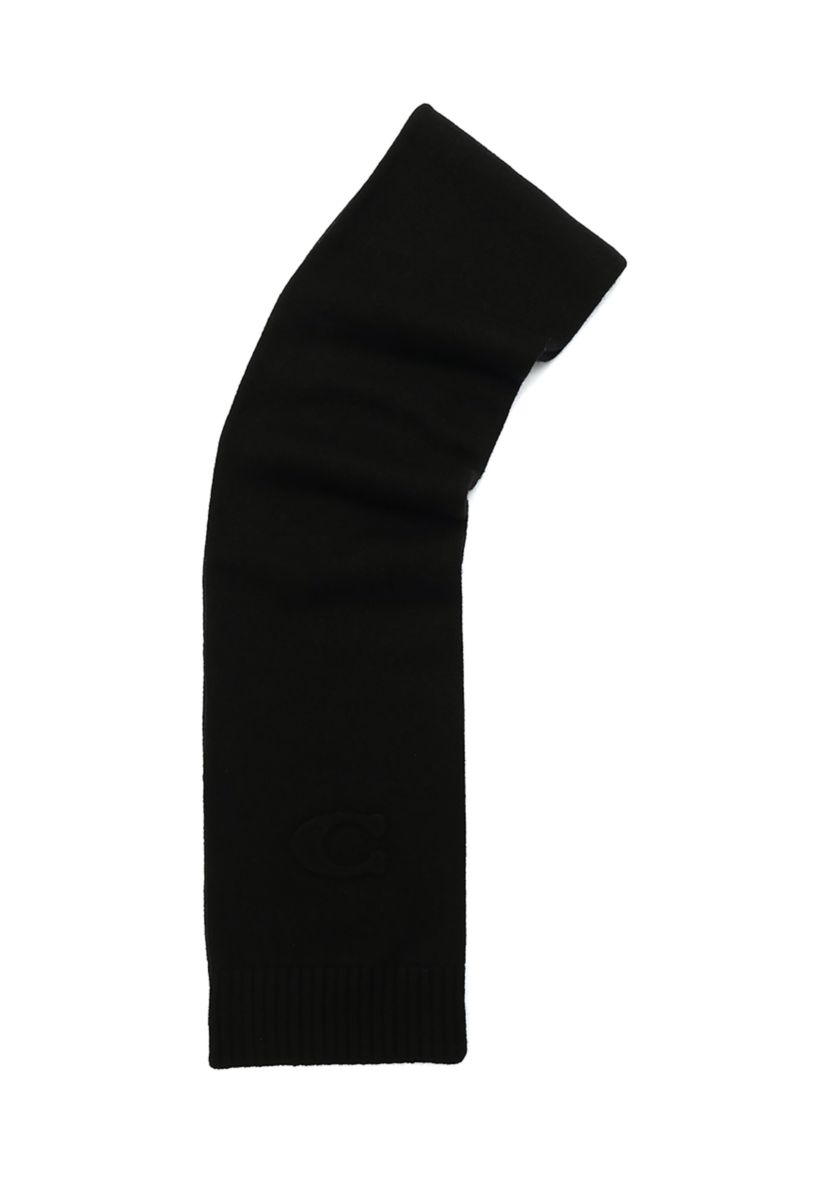 Embossed Knit Muffler 