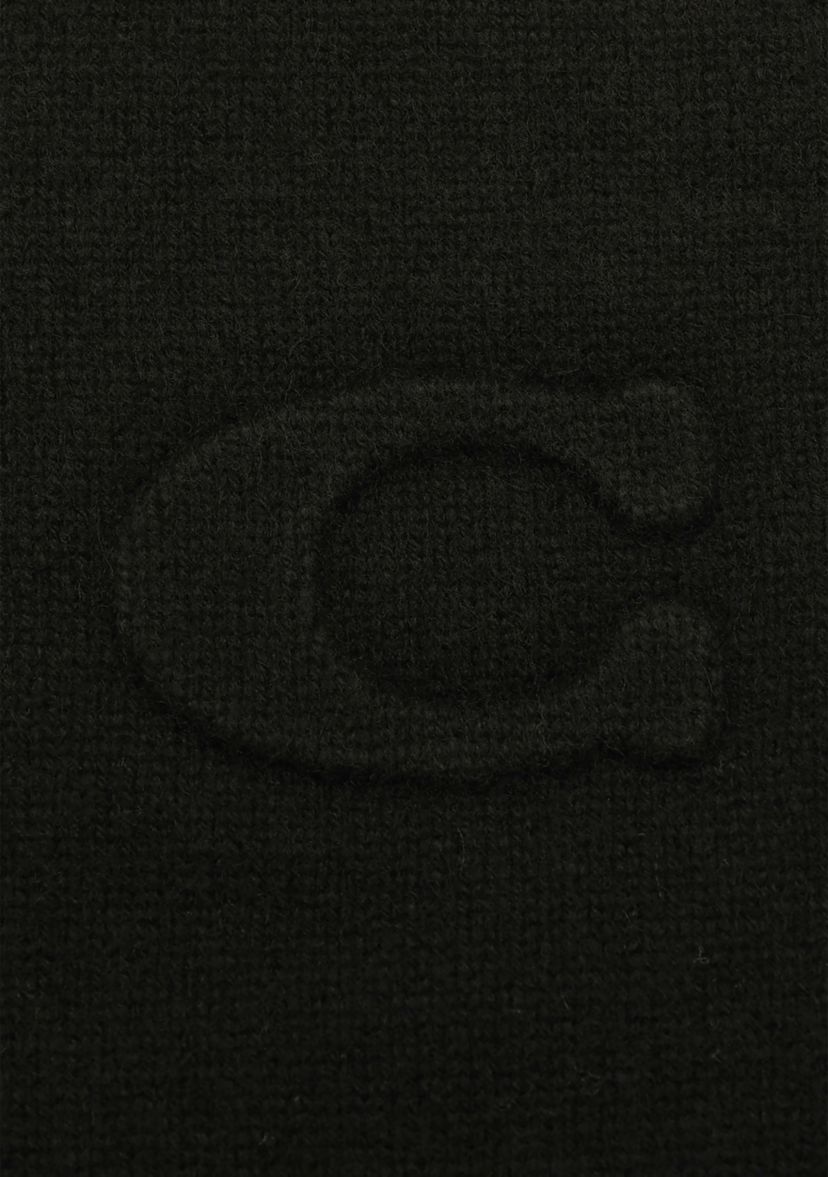 Embossed Knit Muffler 