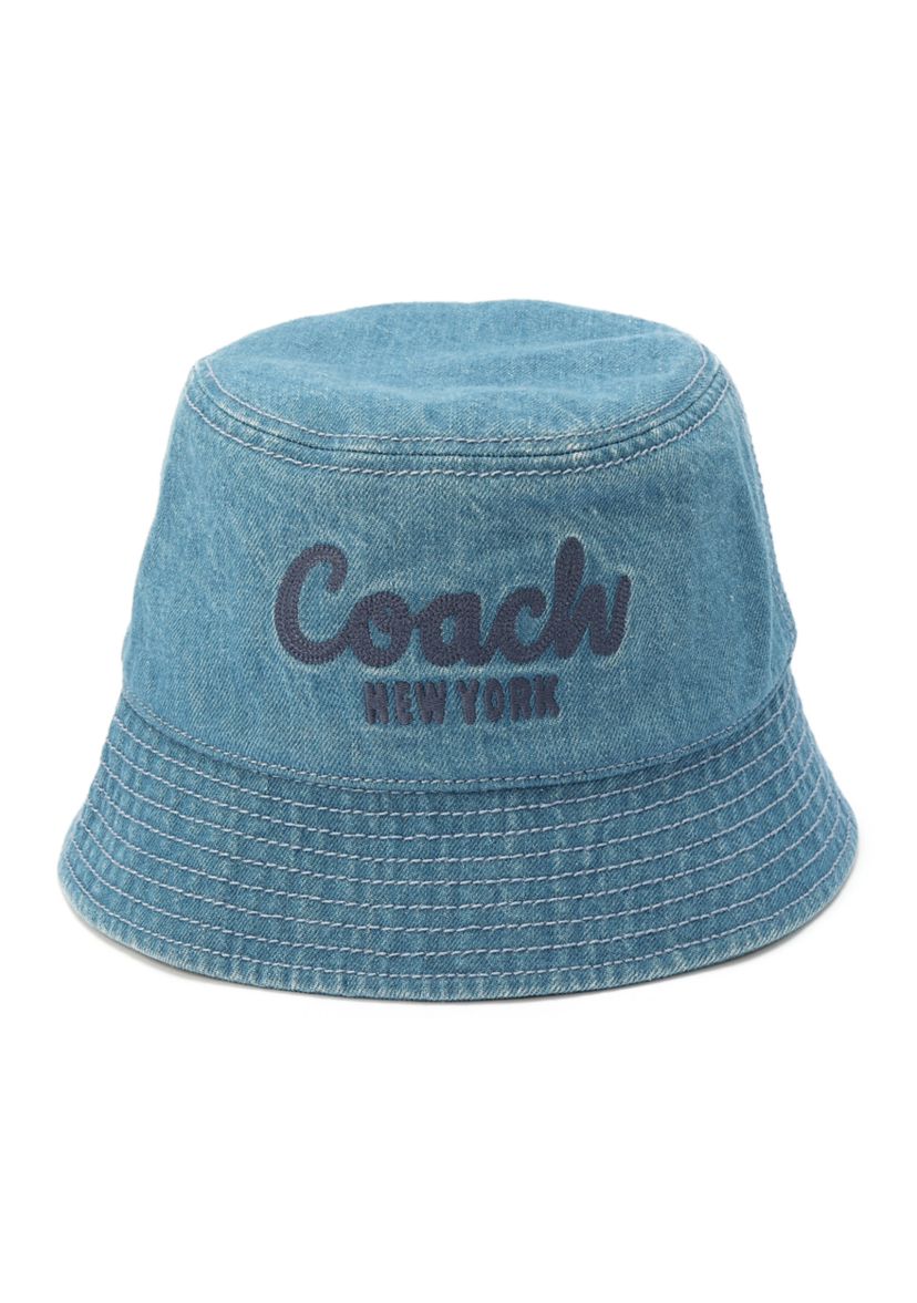 COACH Script Denim Bucket Hat | Belk