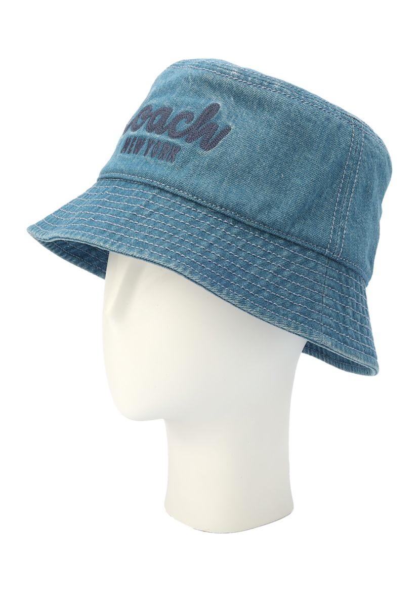 COACH Script Denim Bucket Hat | Belk