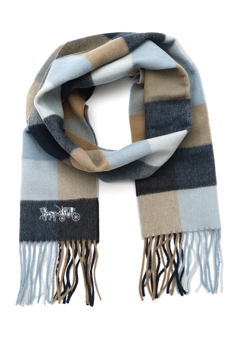 Multi Color Check Muffler Scarf