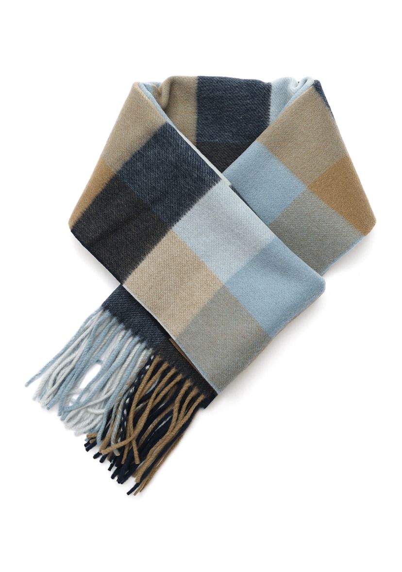 Multi Color Check Muffler Scarf