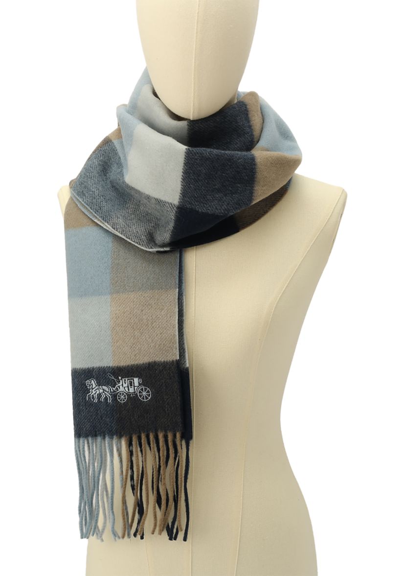 Multi Color Check Muffler Scarf