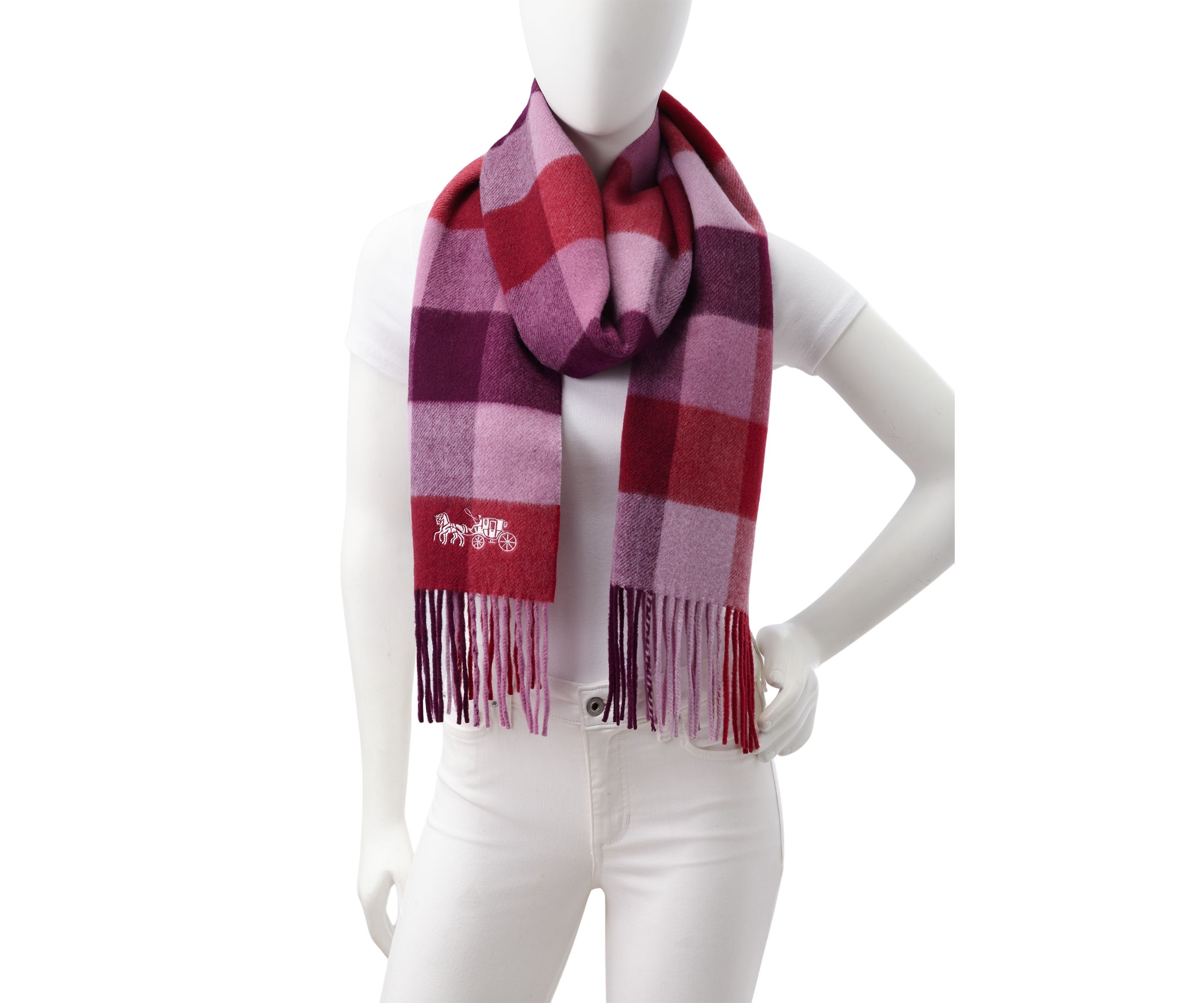 Multicolored Checkered Muffler Scarf 