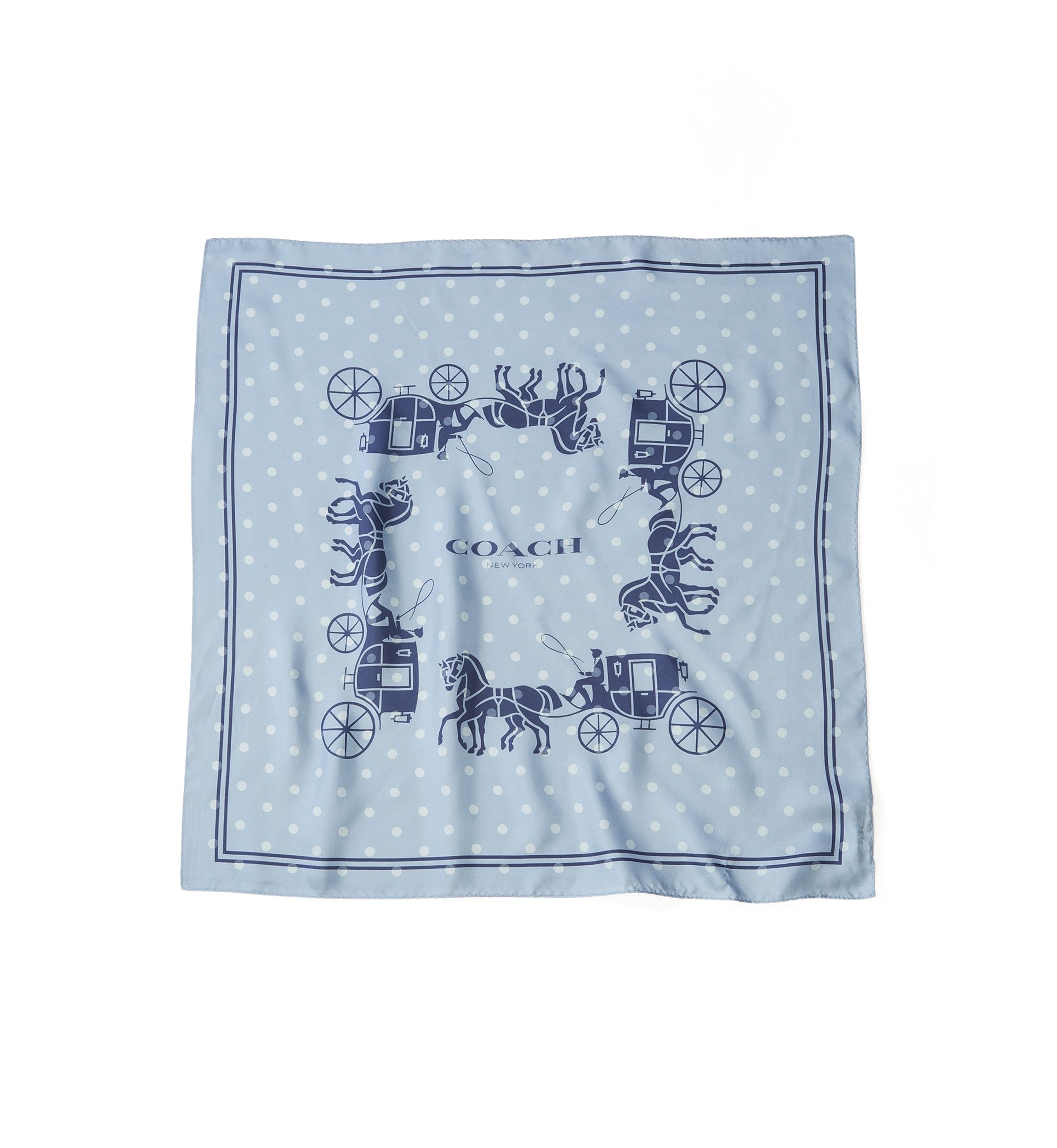 Horse and Carriage Dot Printed Bandana 