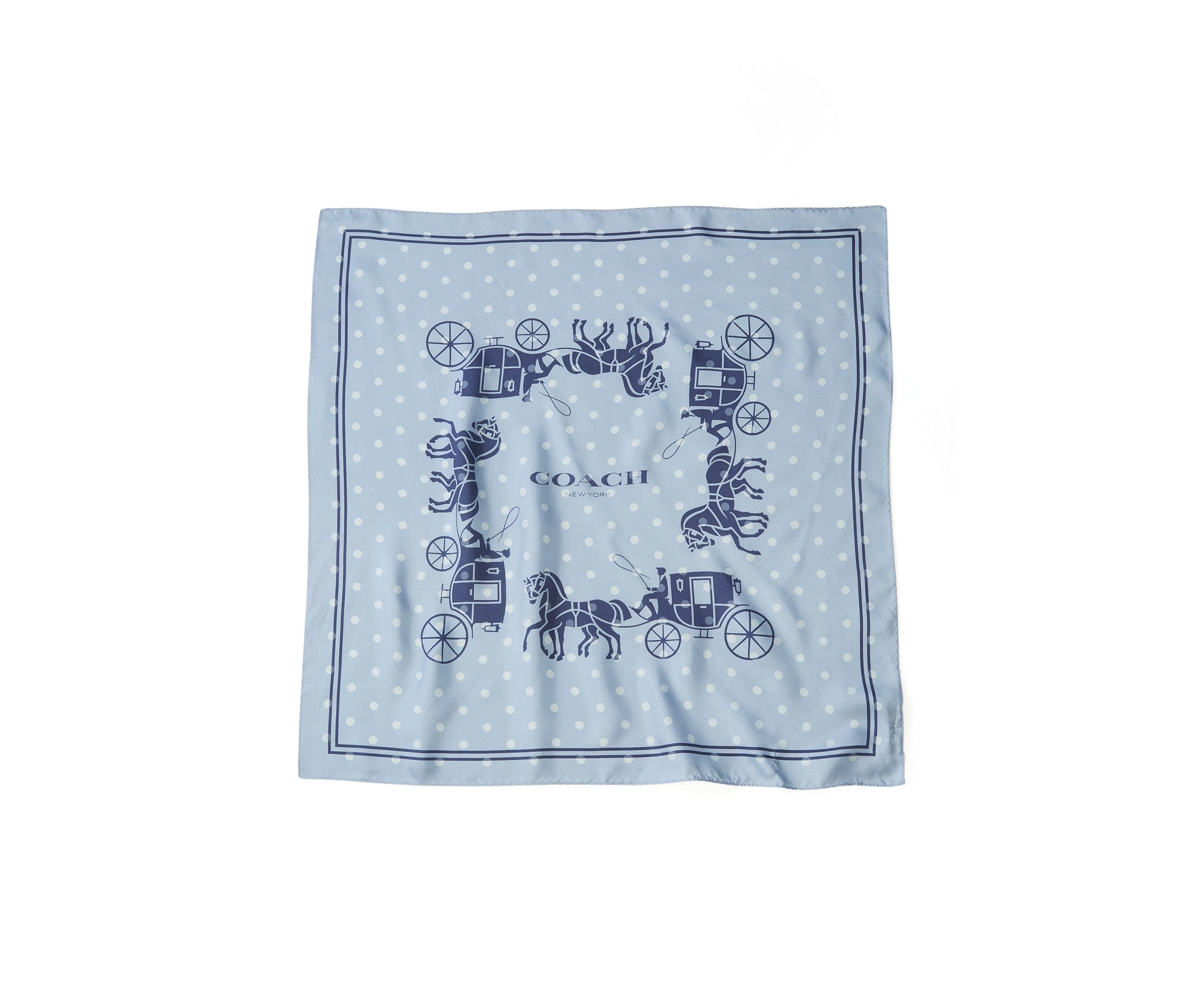 Horse and Carriage Dot Printed Bandana 
