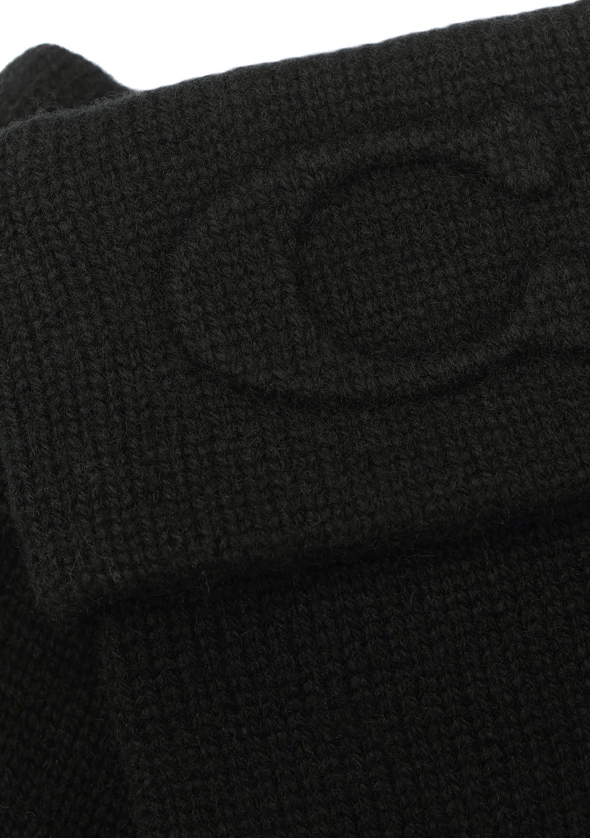 Embossed C Knit Gloves