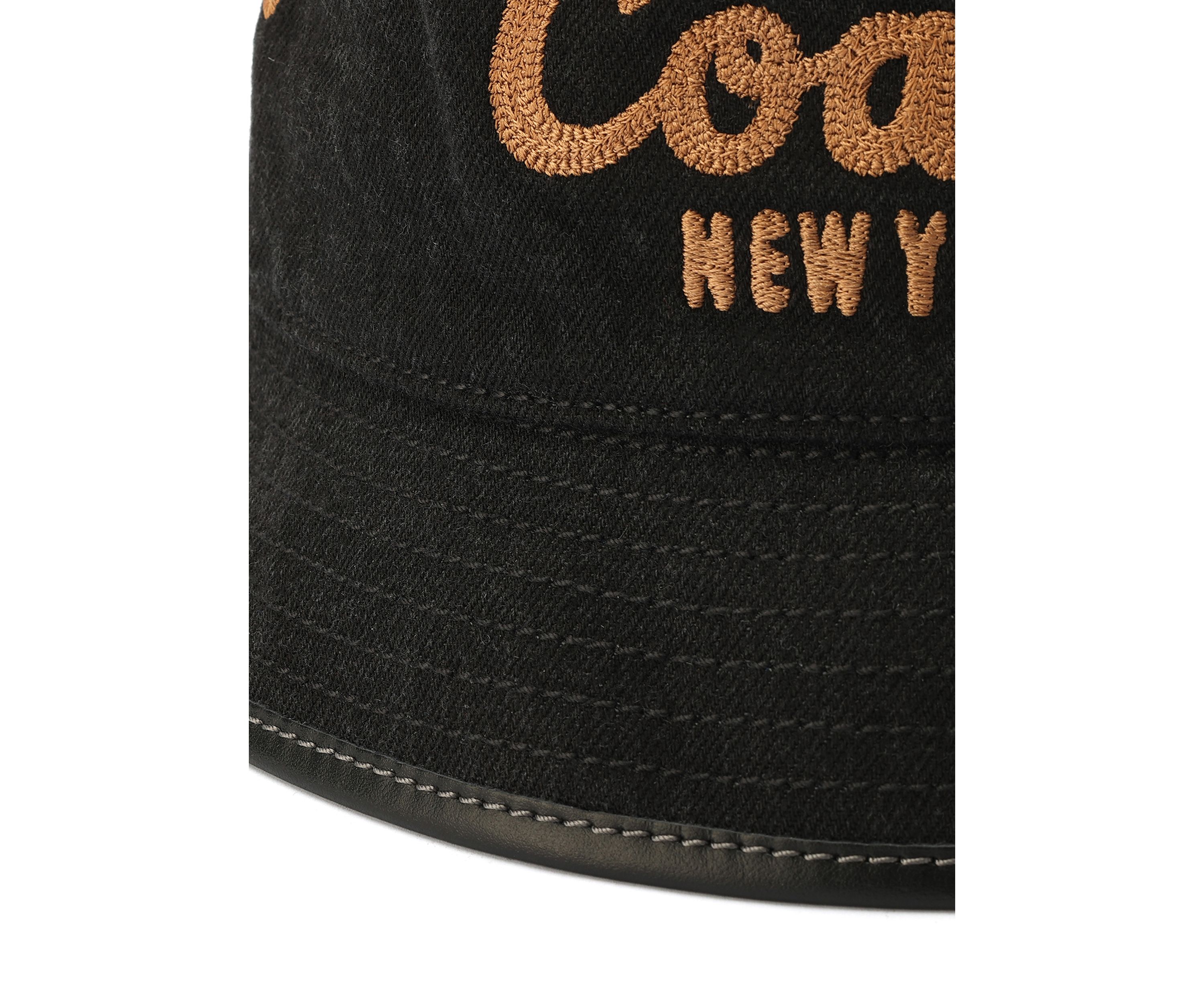 Embroidered Denim Bucket Hat