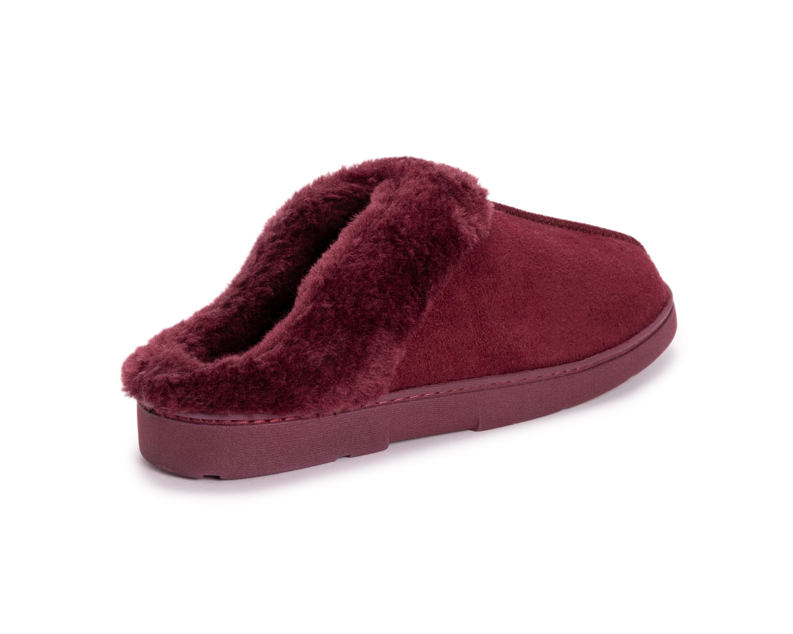 Womens Faux Suede Clog