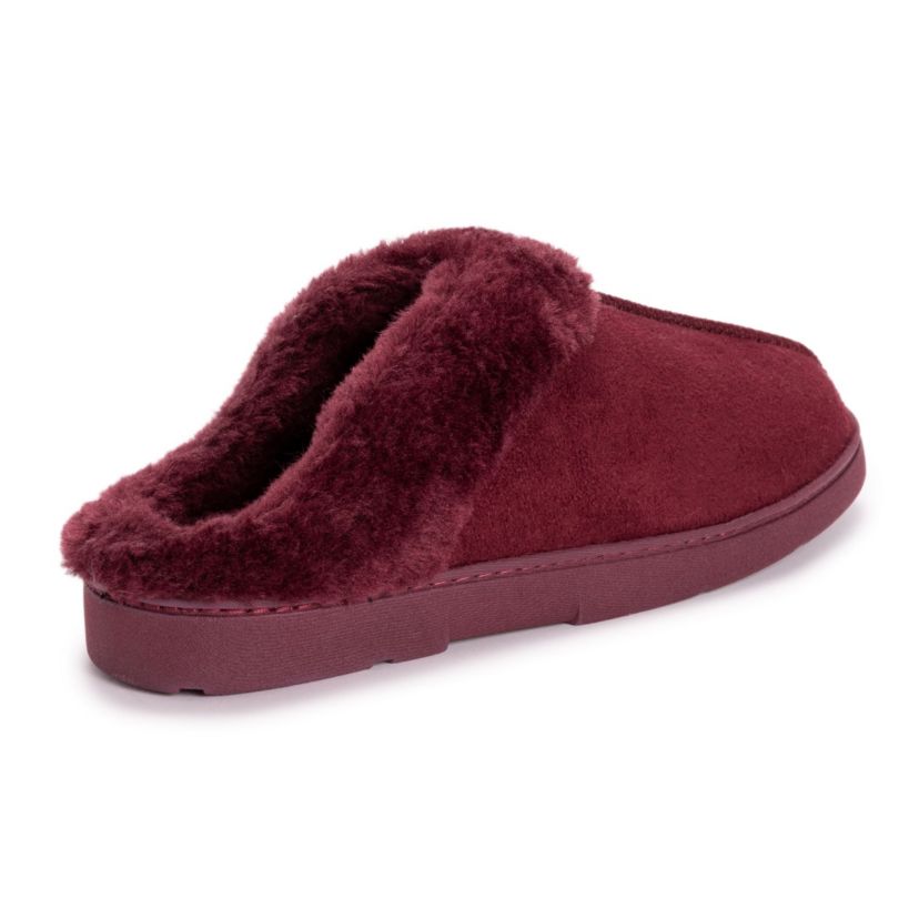 Womens Faux Suede Clog